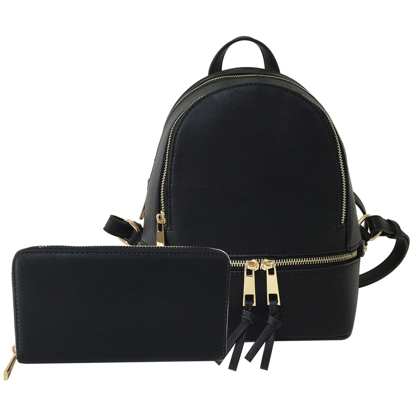 LP1082 Fashion Zipper Classic Backpack &amp; Walle