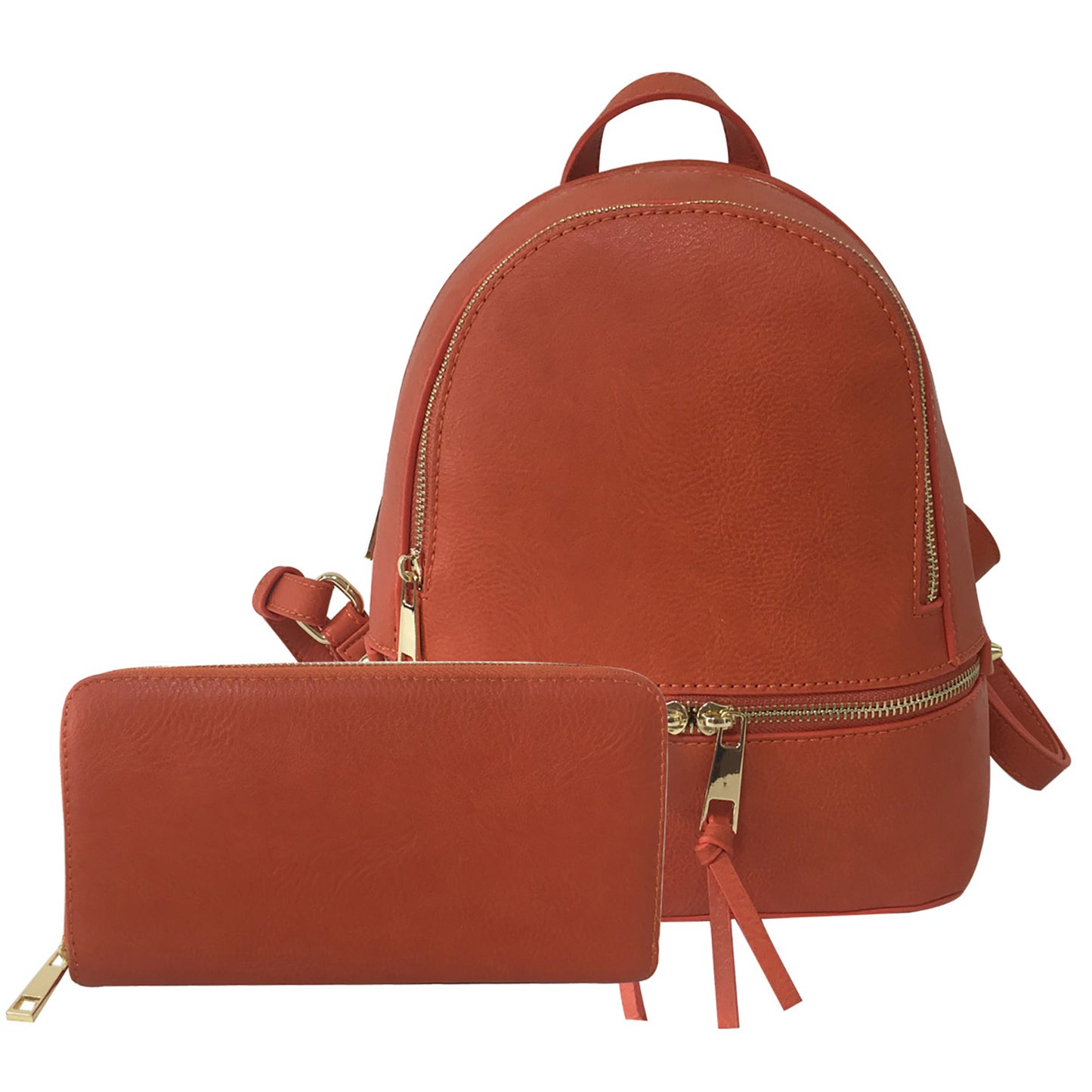 LP1082 Fashion Zipper Classic Backpack &amp; Walle