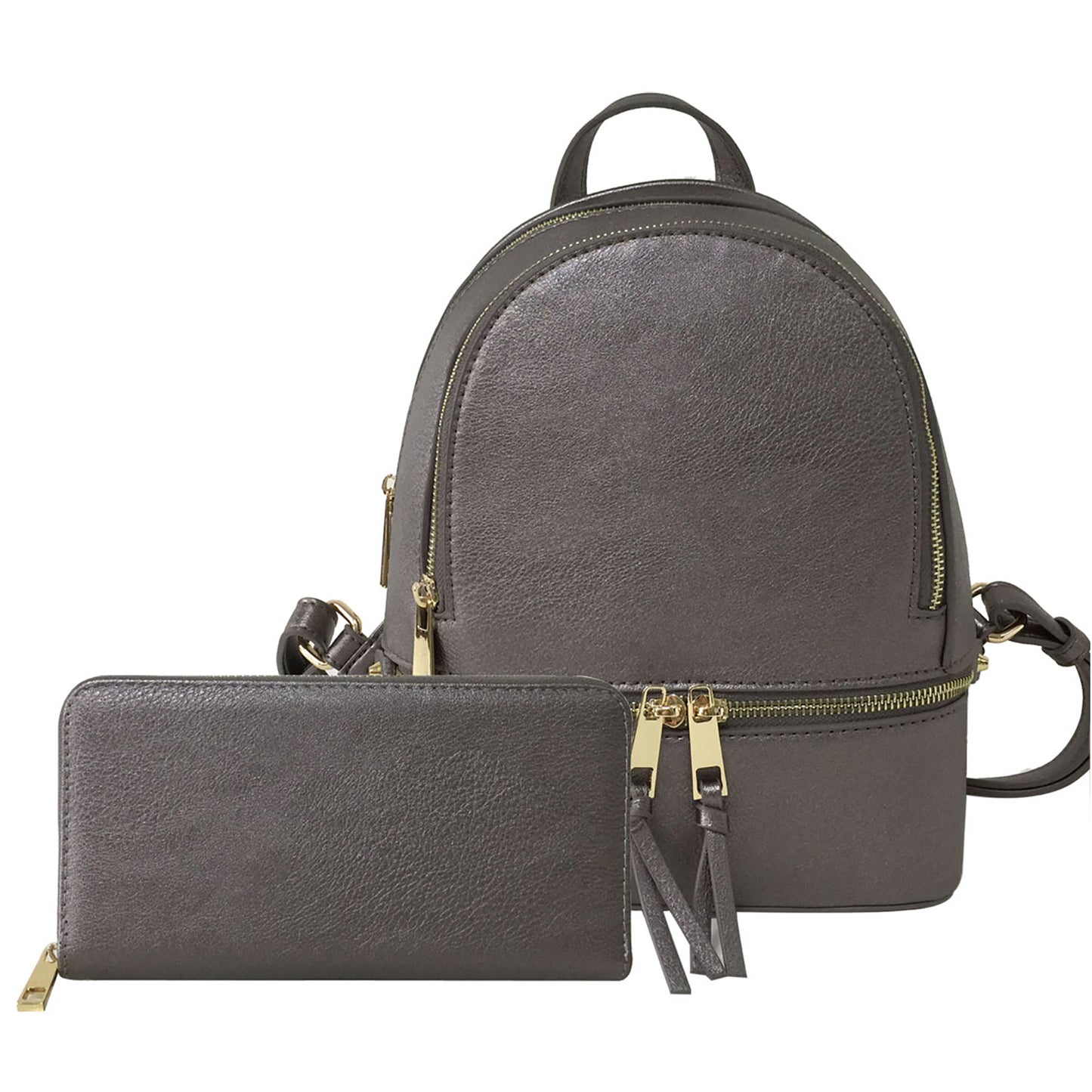 LP1082 Fashion Zipper Classic Backpack &amp; Walle