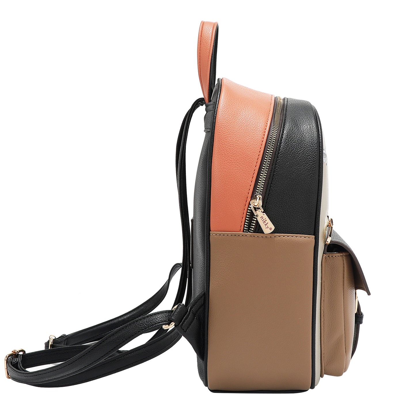 BACKPACK 3 PIECE SET (BACKPACK, CROSSBODY, WALLET) - NK12373 I LIVE TO TRAVEL