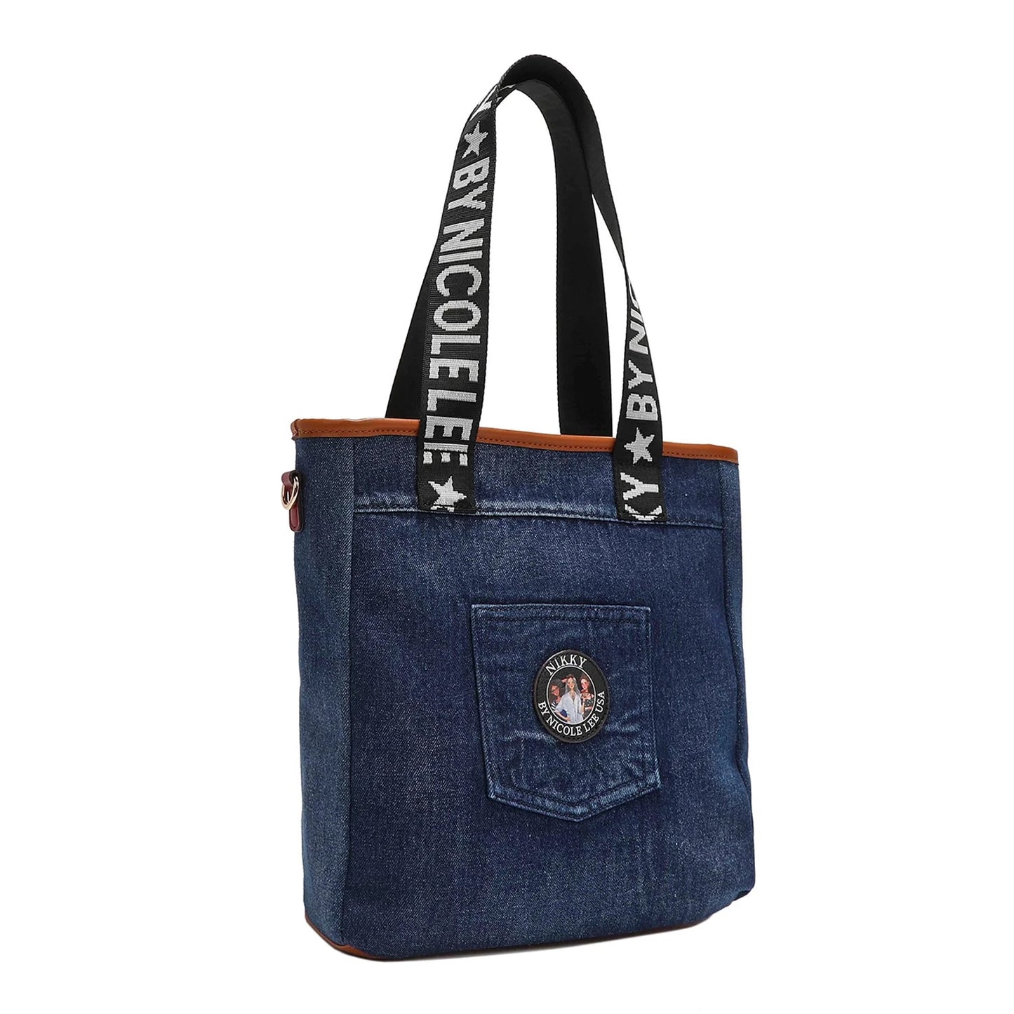 NK12437 Denim Tote Bag