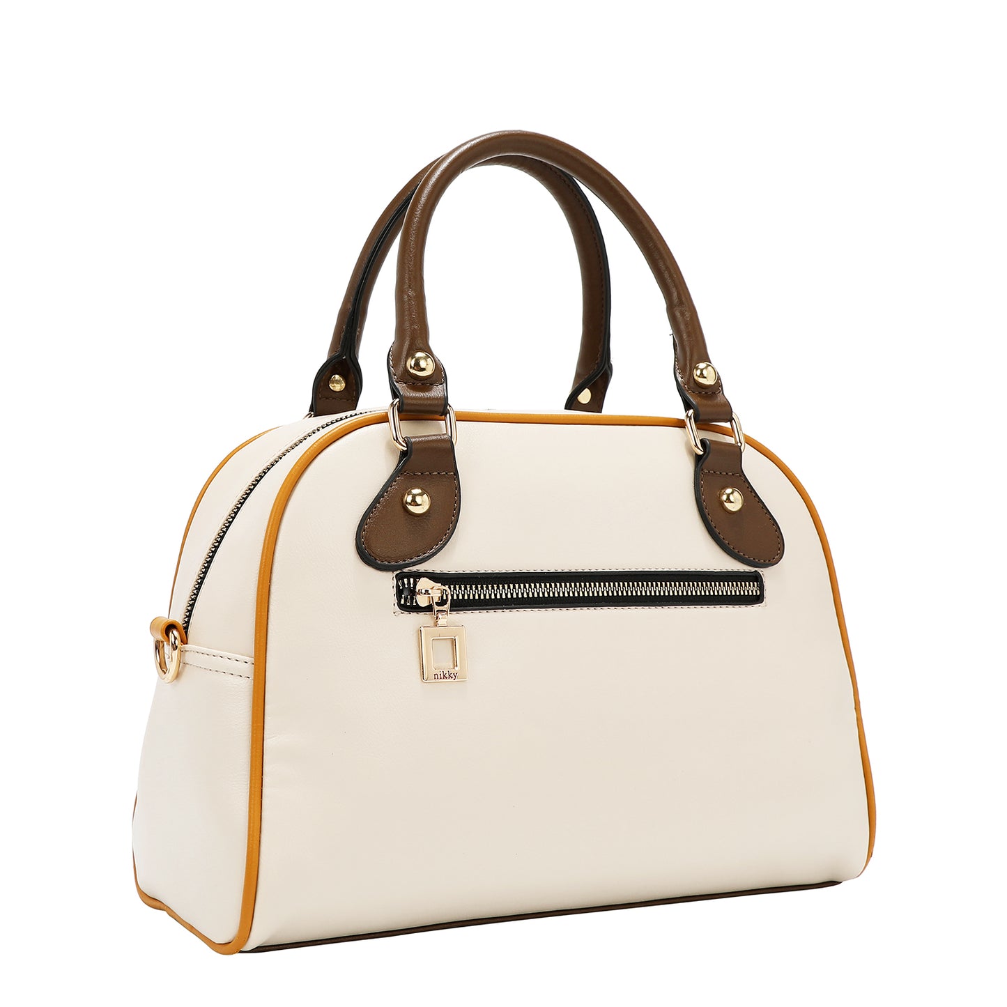 VARSITY DOME BAG - NK13017 WHITE / RED / BEIGE