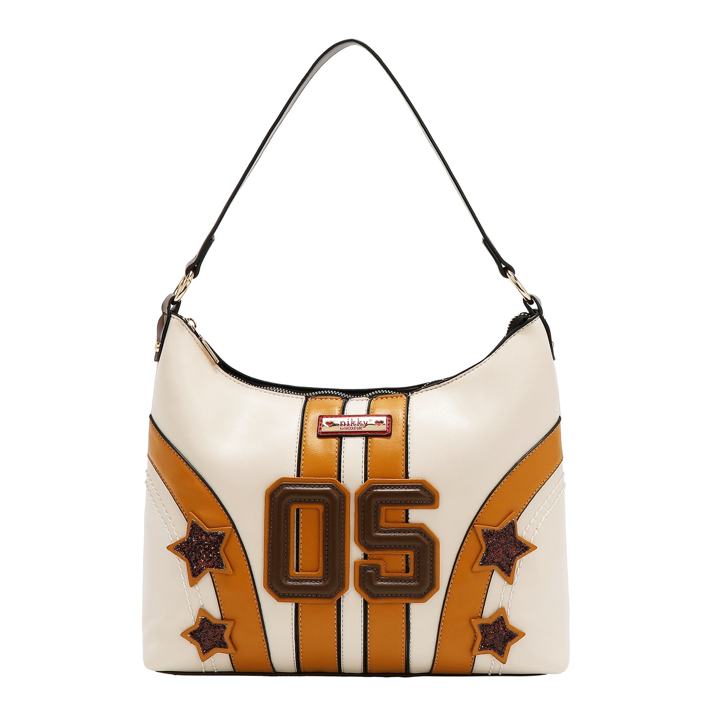 VARSITY TOTE BAG - NK13020 RED / WHITE / BEIGE
