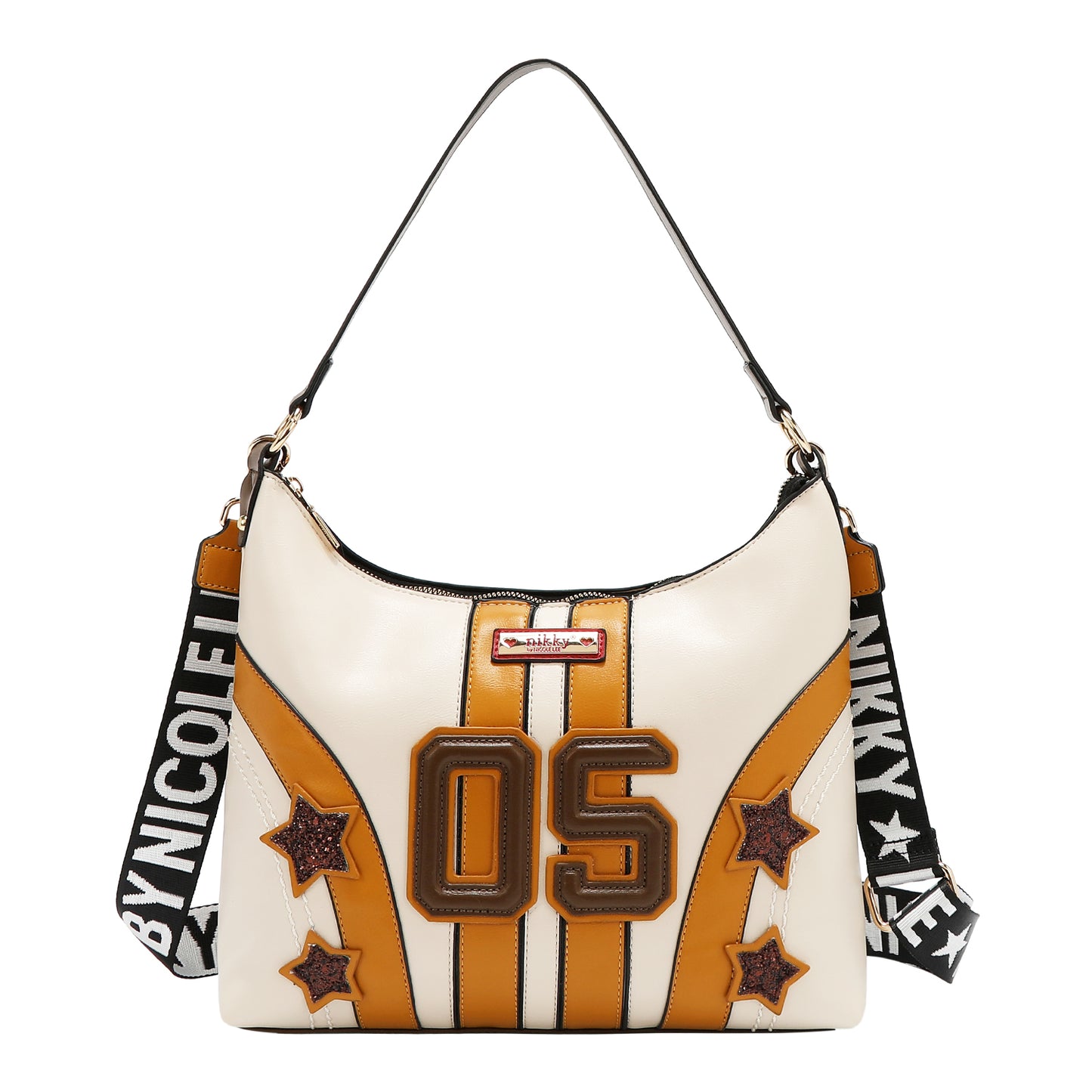 VARSITY TOTE BAG - NK13020 RED / WHITE / BEIGE