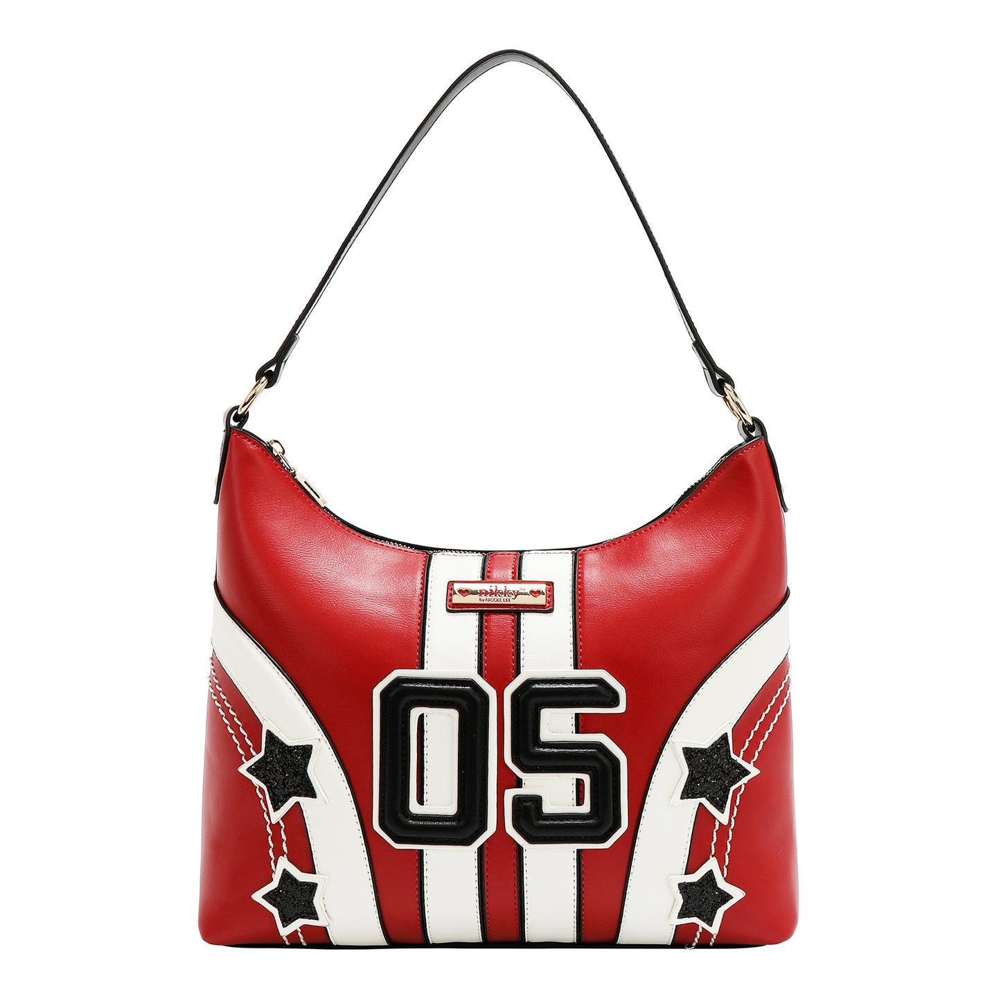 VARSITY TOTE BAG - NK13020 RED / WHITE / BEIGE