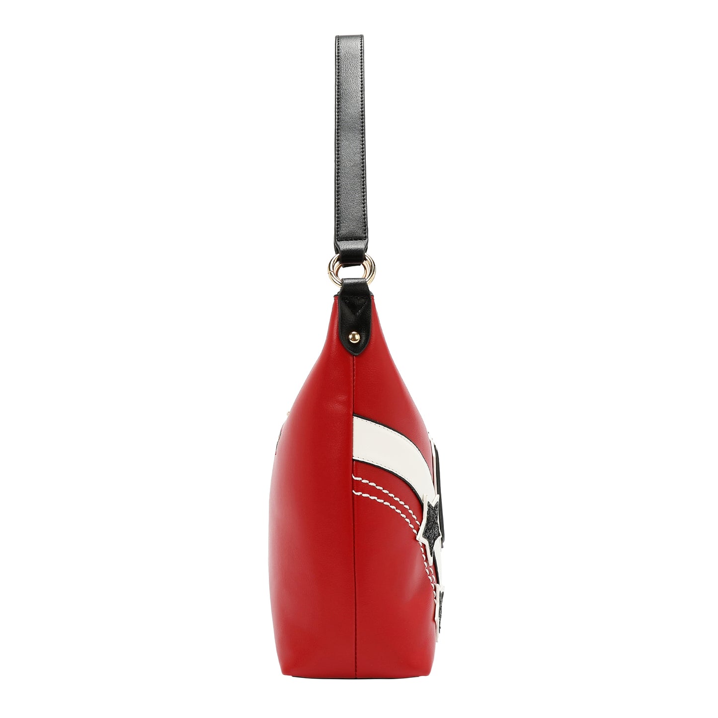 VARSITY TOTE BAG - NK13020 RED / WHITE / BEIGE