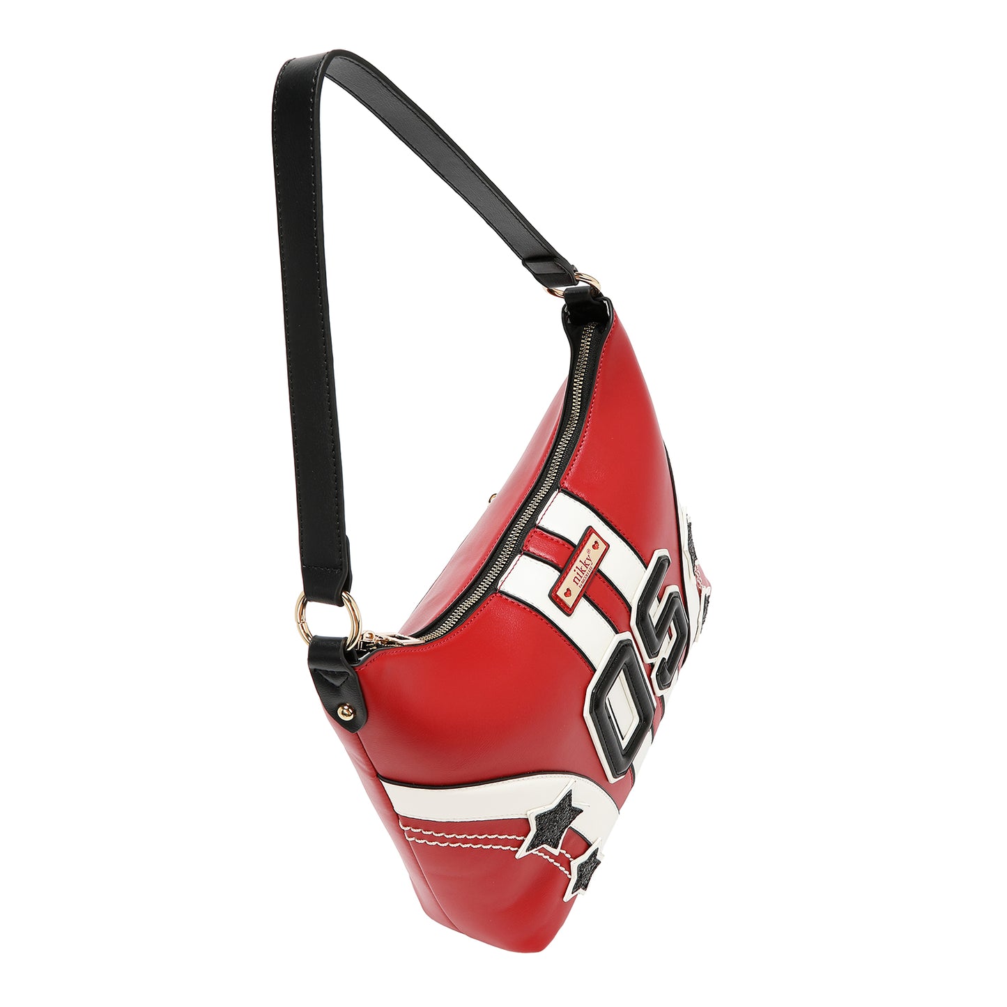 VARSITY TOTE BAG - NK13020 RED / WHITE / BEIGE
