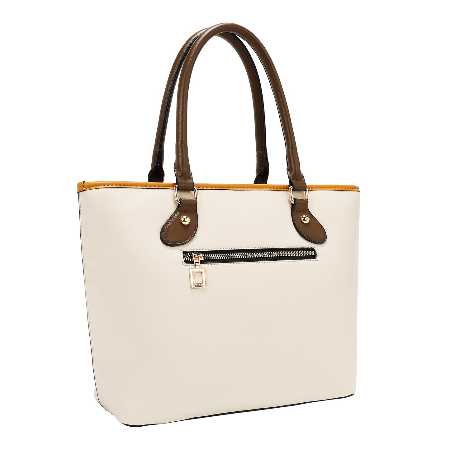 VARSITY SHOPPER BAG - NK13021 RED / WHITE / BEIGE