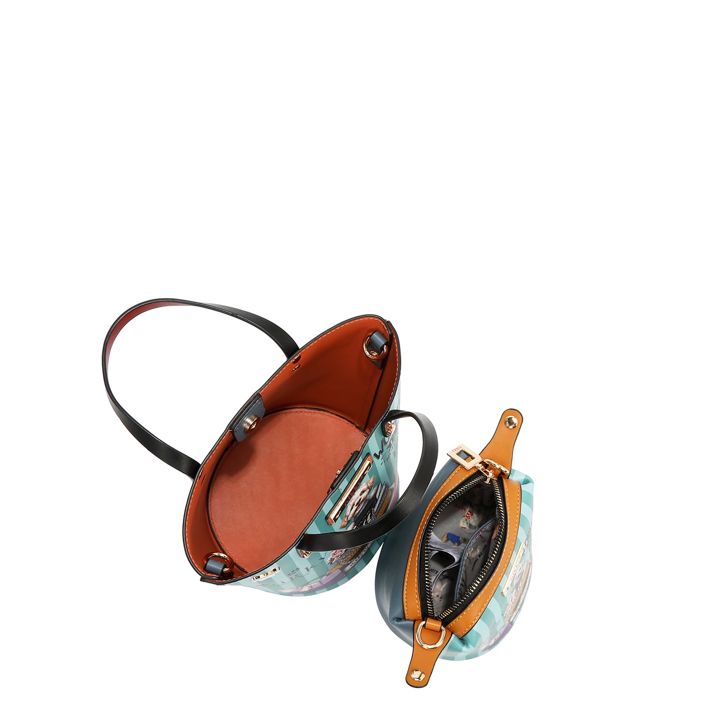 MEANT TO LOVE YOU 2PCS SMALL BUCKET BAG - NK13027 MEANT TO LOVE YOU