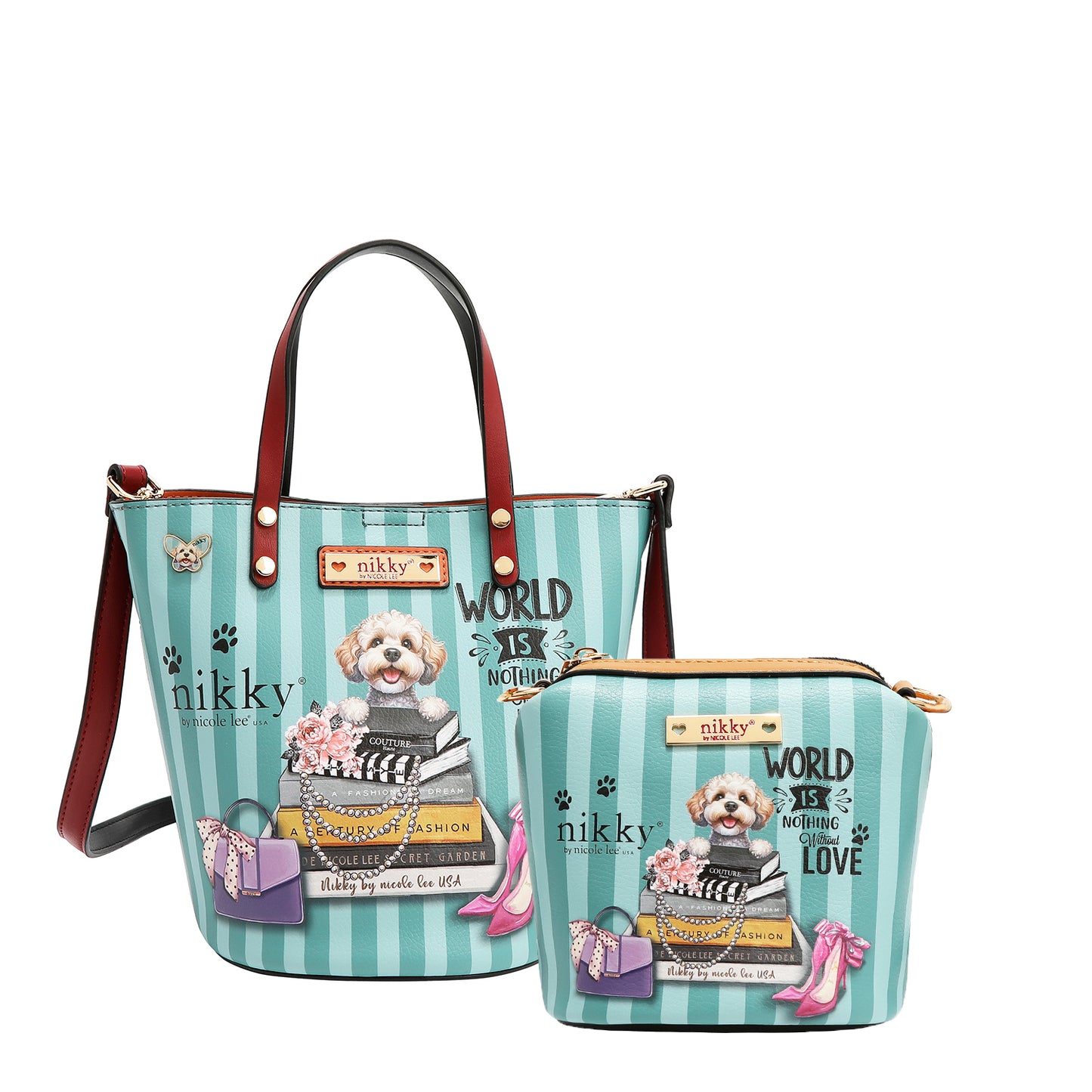 MEANT TO LOVE YOU 2PCS SMALL BUCKET BAG - NK13027 MEANT TO LOVE YOU
