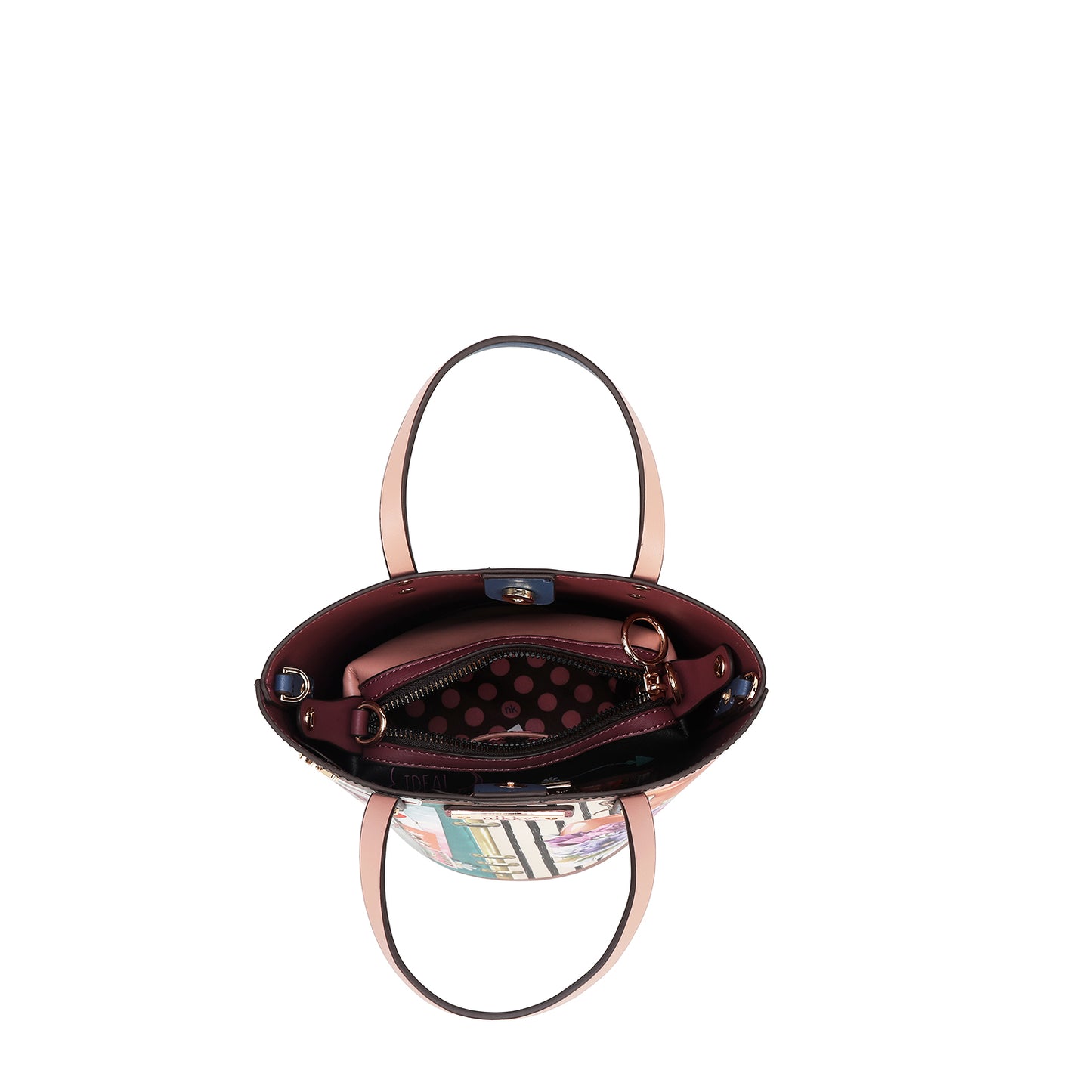 NOSTALGIA 2PC SMALL BUCKET BAG - NK13039 NOSTALGIA