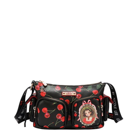 CHERRY LIPS CROSSBODY - NK13116 CHERRY LIPS BLACK