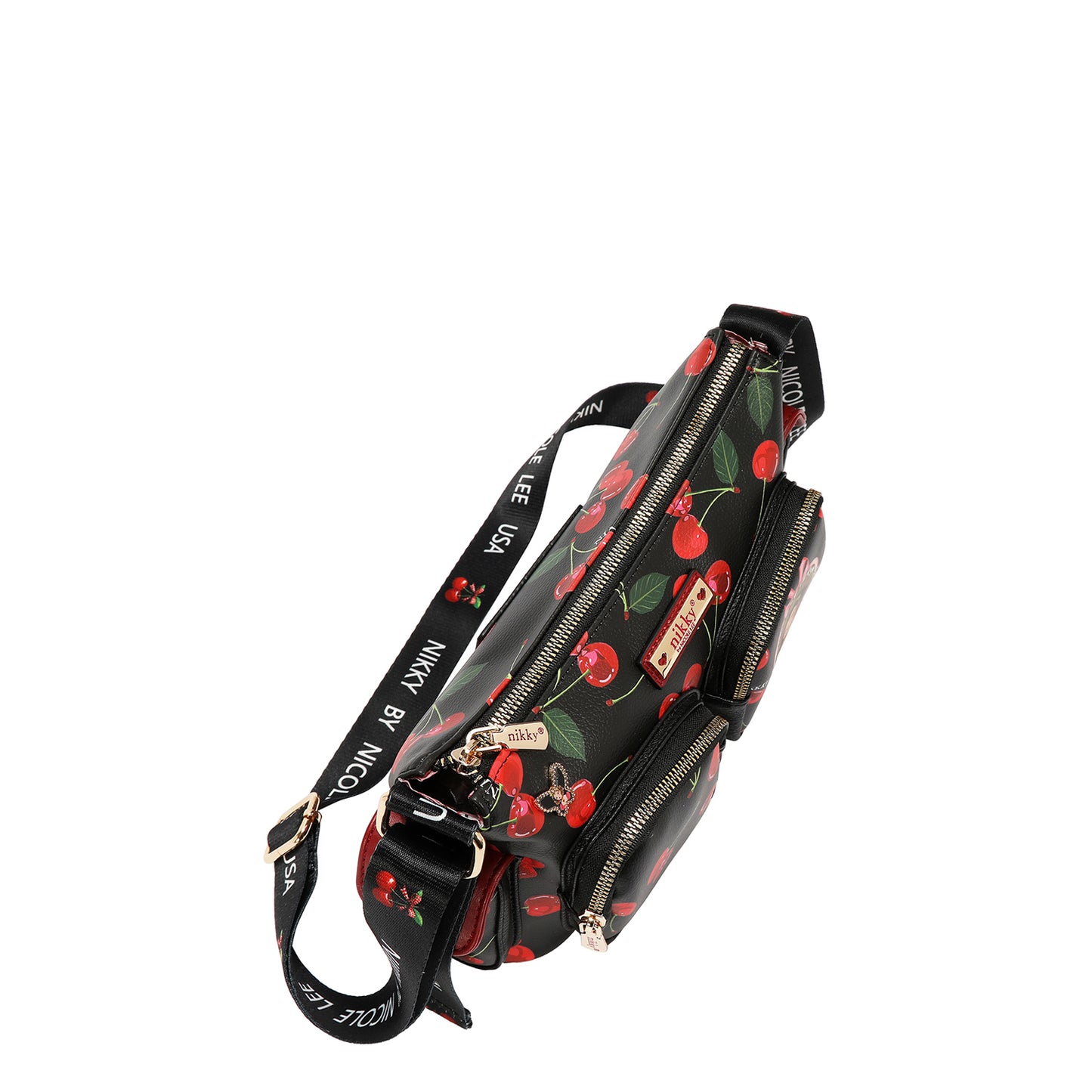 CHERRY LIPS CROSSBODY - NK13116 CHERRY LIPS BLACK