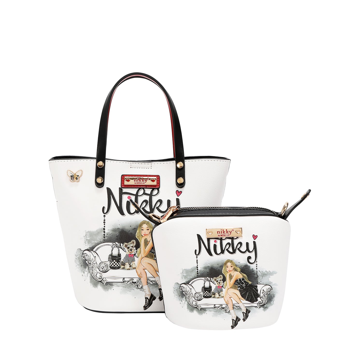 2PC SMALL BUCKET BAG - NK13119 ANGEL FROM ABOVE