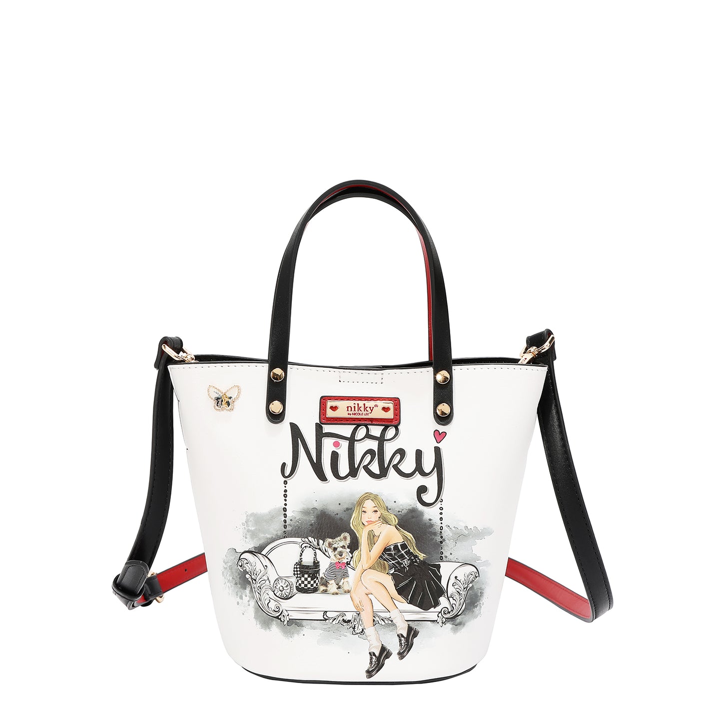 2PC SMALL BUCKET BAG - NK13119 ANGEL FROM ABOVE