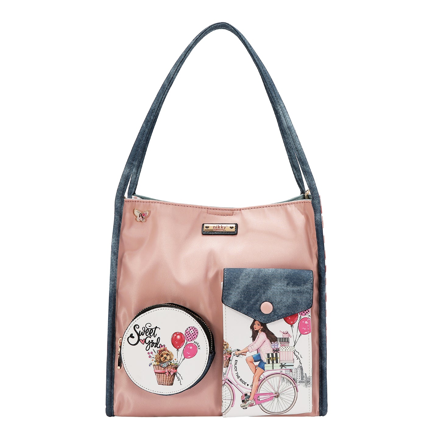 SWEET GIRL 2 PIECE SHOULDER BAG -  NK13128 SWEET GIRL