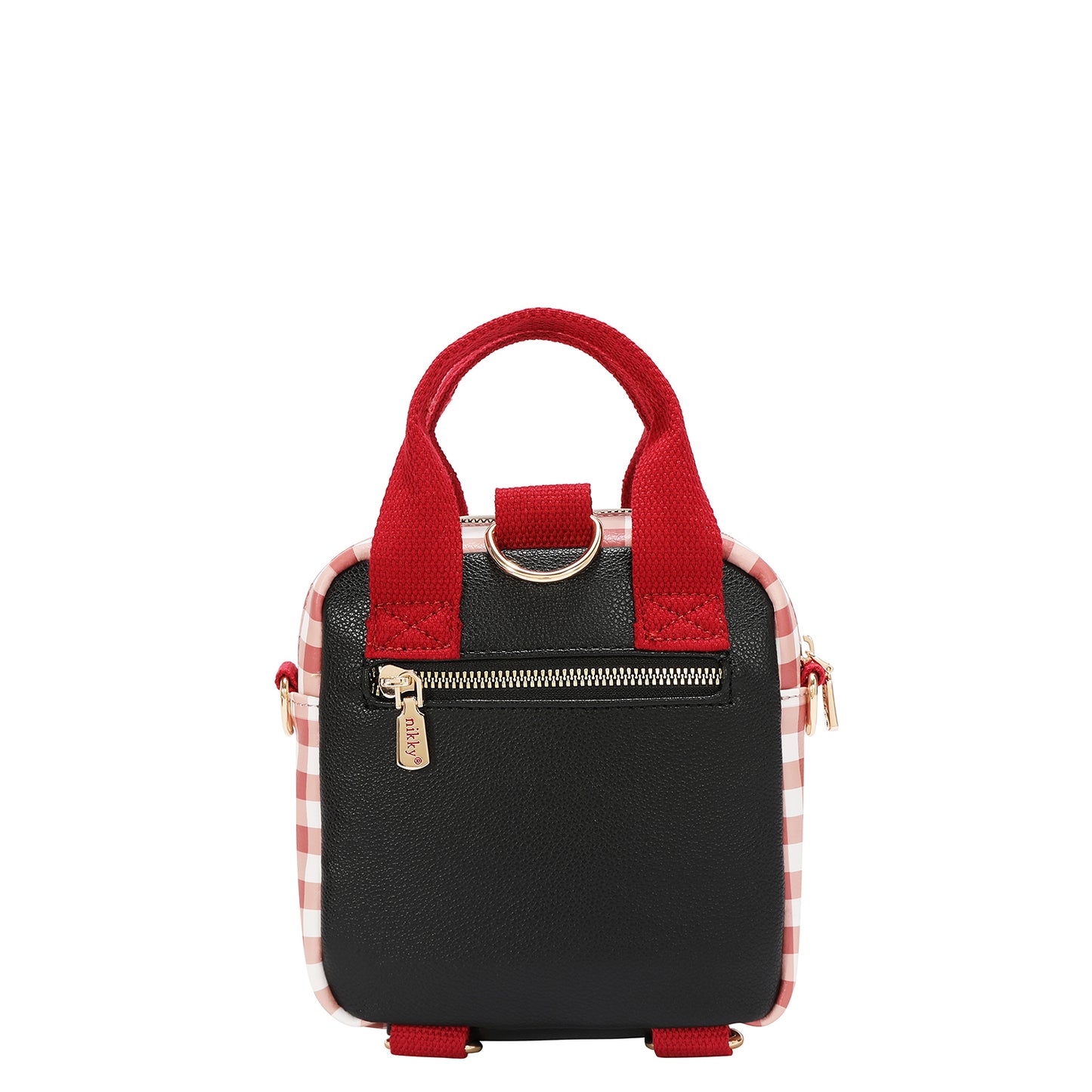 CONVERTIBLE MINI CROSSBODY TOTE - NK13148 SWEET GIRL / CHERRY LIPS BLACK