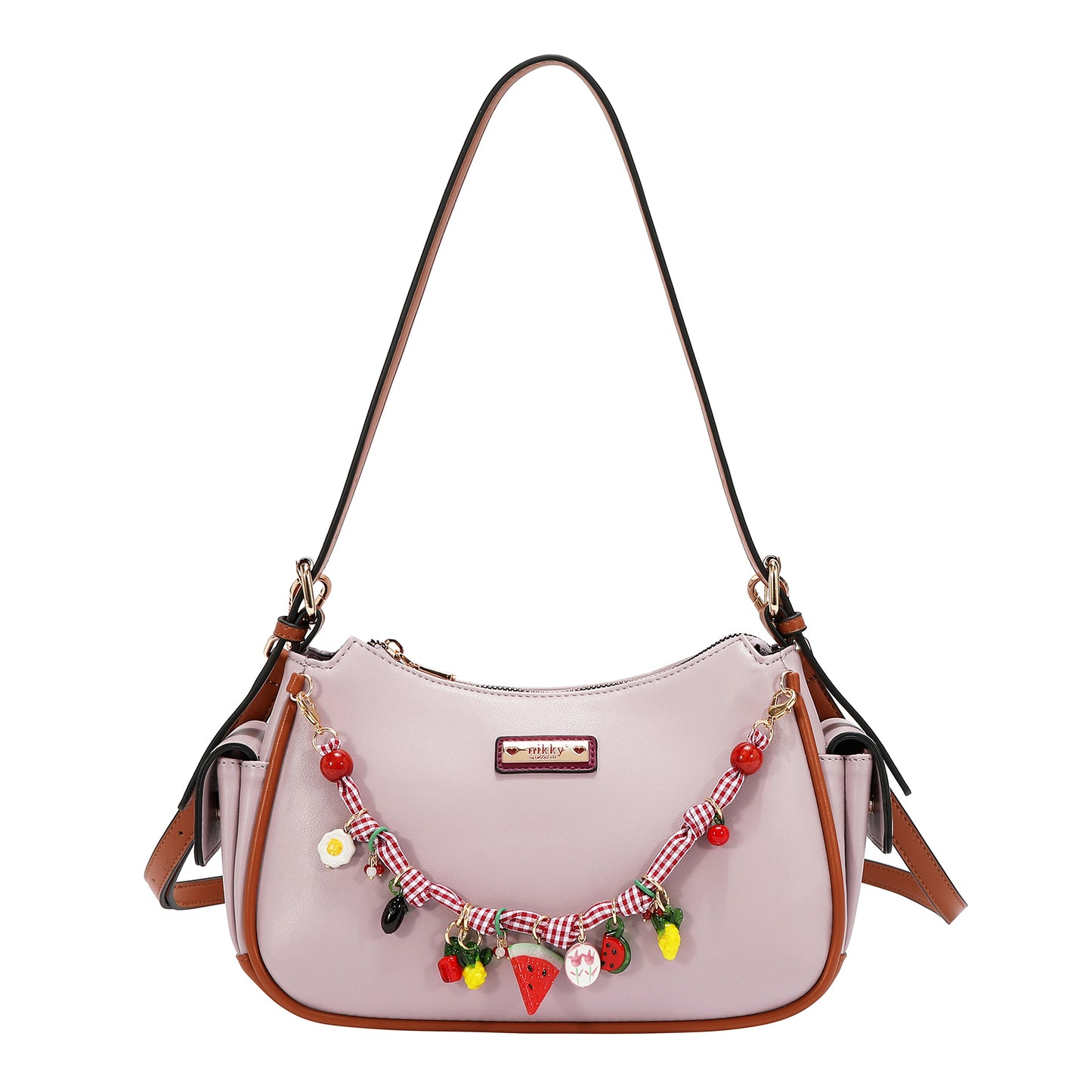 PLAYFUL CHARM SHOULDER BAG -  NK13149 WHITE / PINK / LAVENDER / BLUE