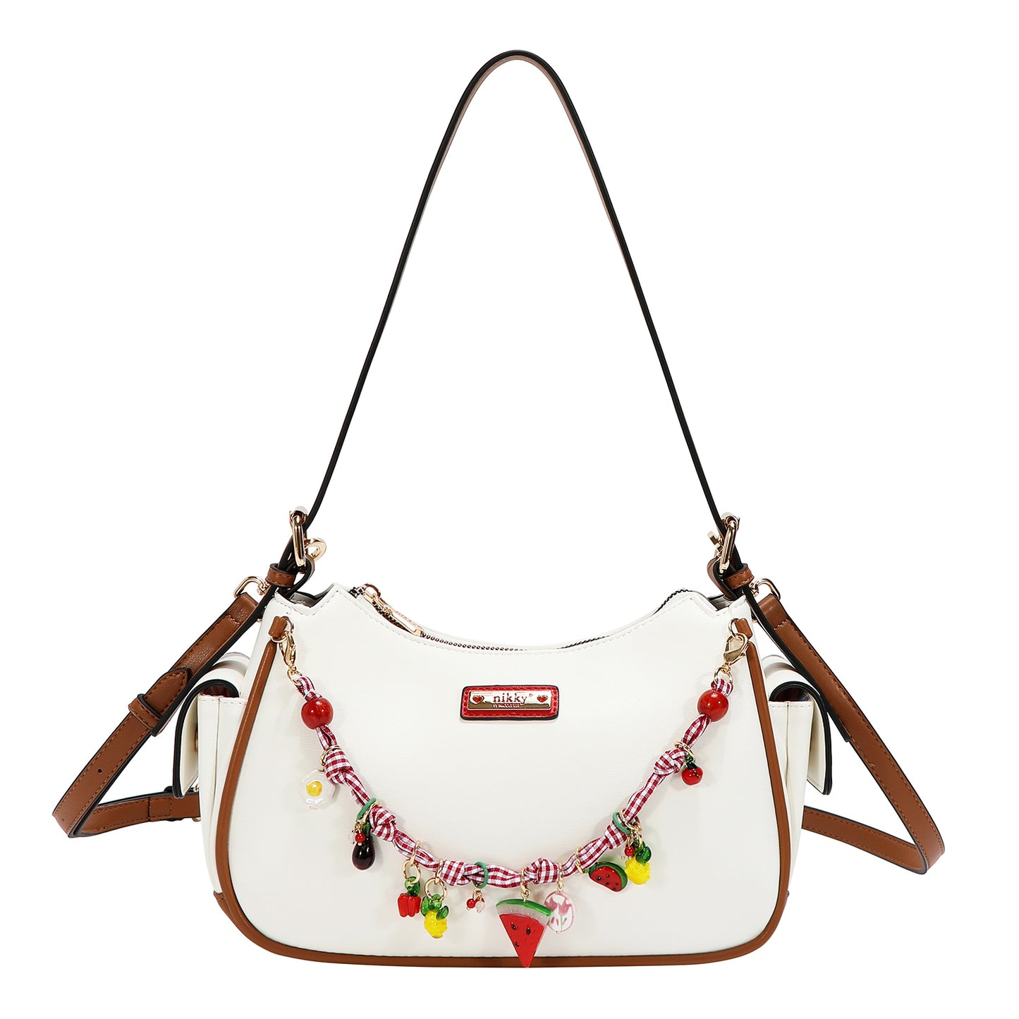 PLAYFUL CHARM SHOULDER BAG -  NK13149 WHITE / PINK / LAVENDER / BLUE