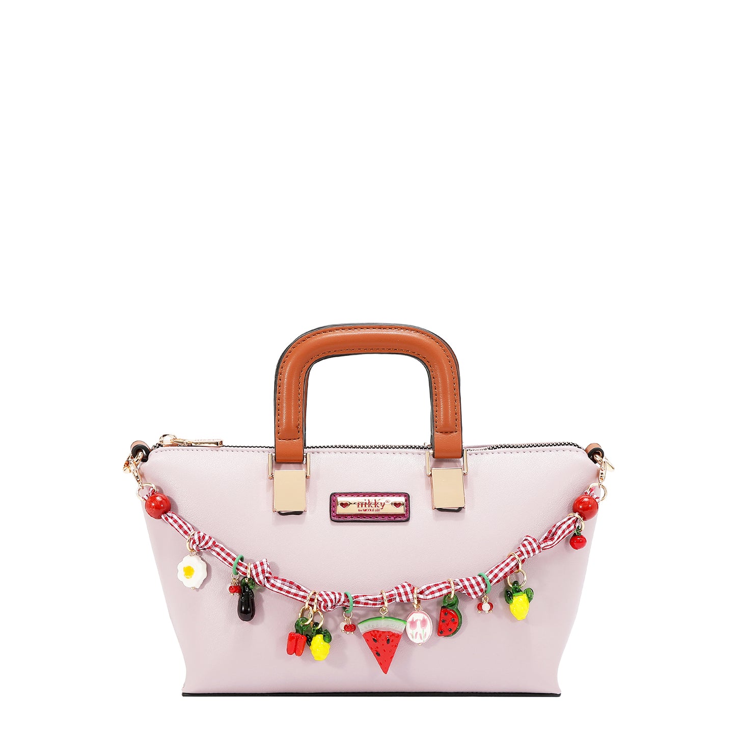 PLAYFUL CHARM SMALL TOTE BAG - NK13151 BLUE / LAVENDER / WHITE / PINK