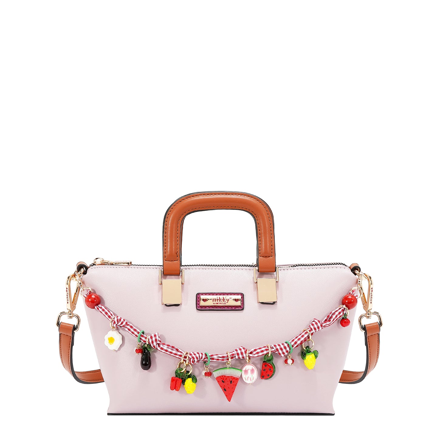 PLAYFUL CHARM SMALL TOTE BAG - NK13151 BLUE / LAVENDER / WHITE / PINK