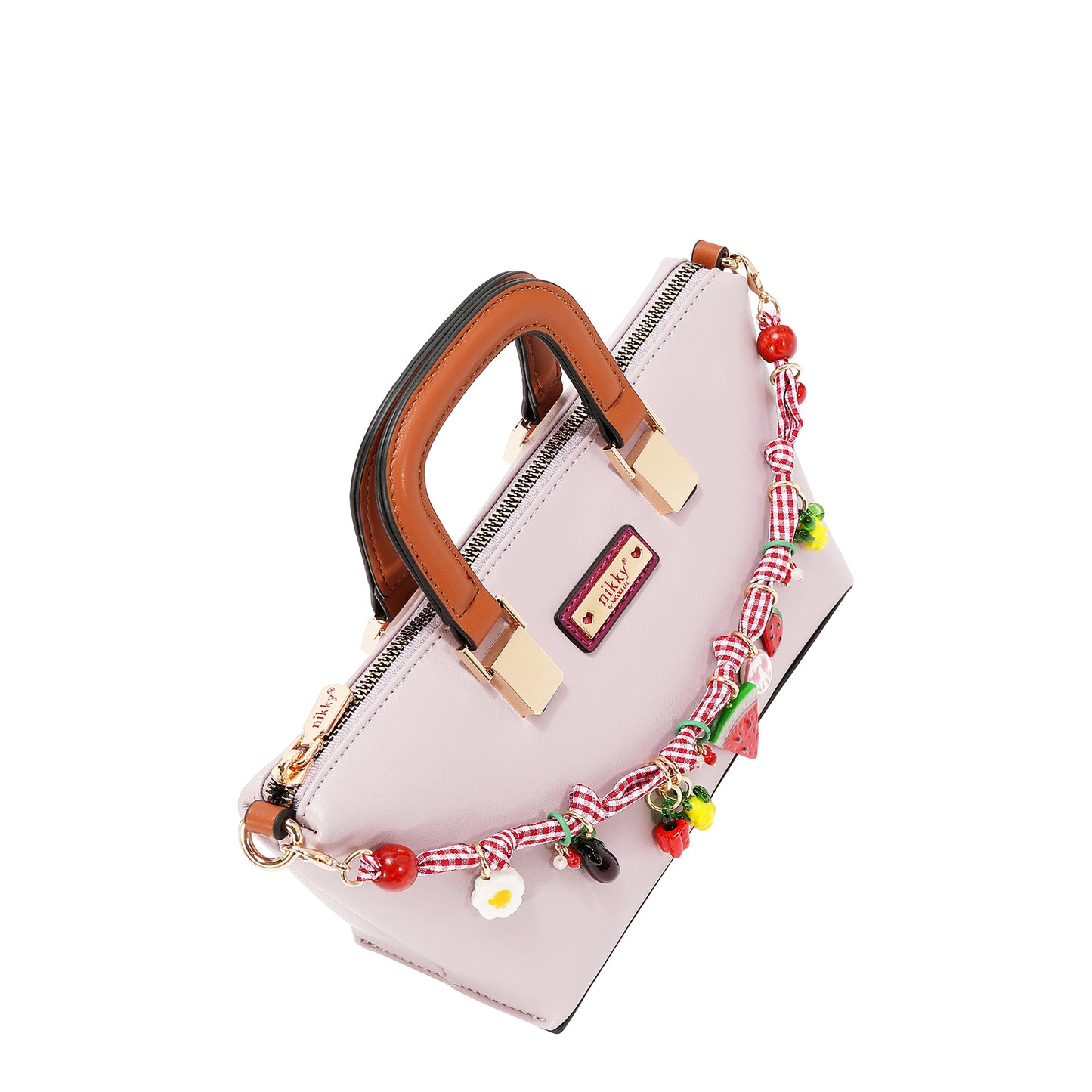 PLAYFUL CHARM SMALL TOTE BAG - NK13151 BLUE / LAVENDER / WHITE / PINK