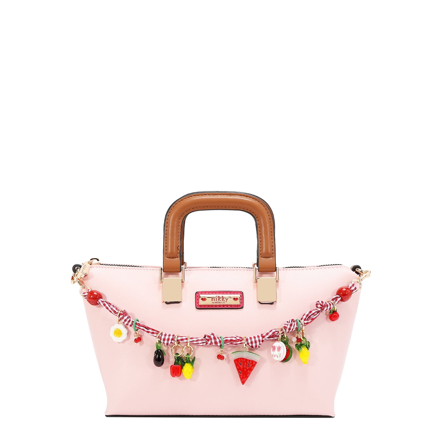 PLAYFUL CHARM SMALL TOTE BAG - NK13151 BLUE / LAVENDER / WHITE / PINK