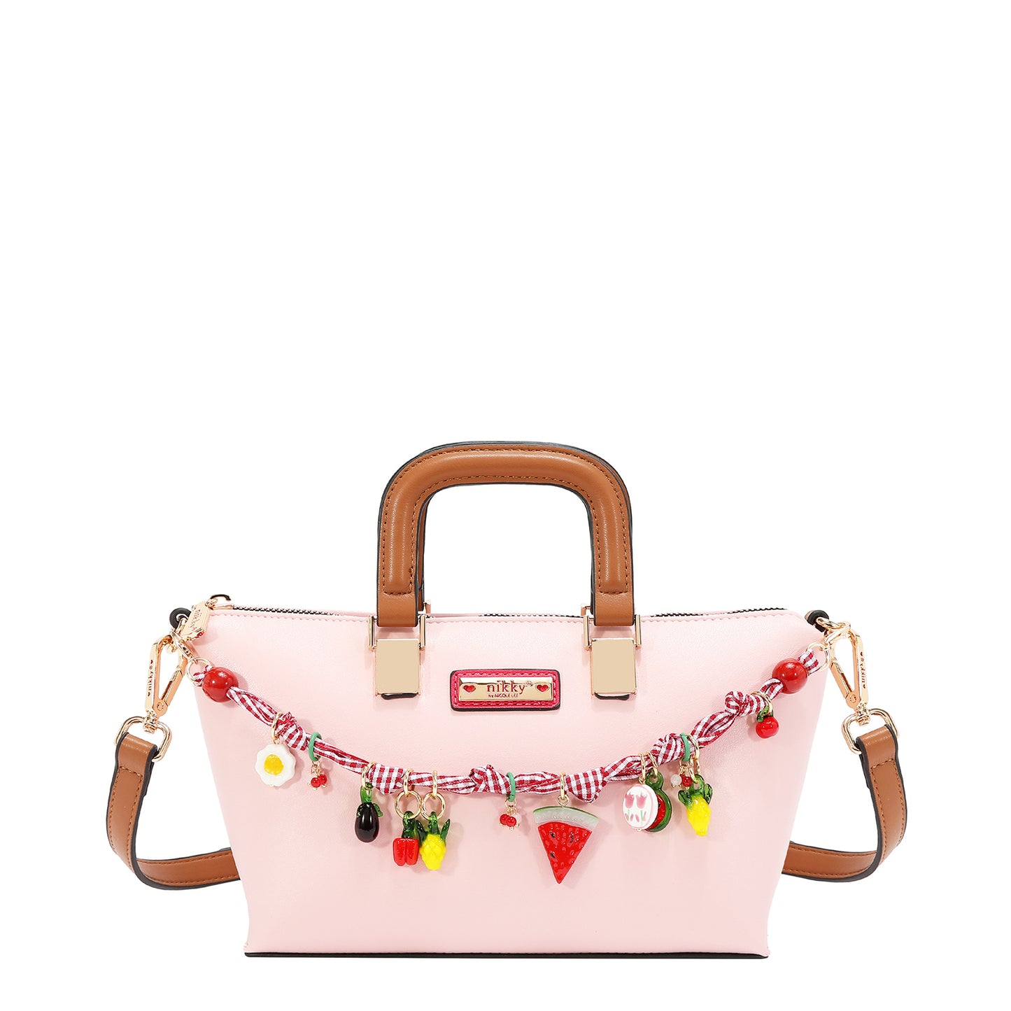 PLAYFUL CHARM SMALL TOTE BAG - NK13151 BLUE / LAVENDER / WHITE / PINK