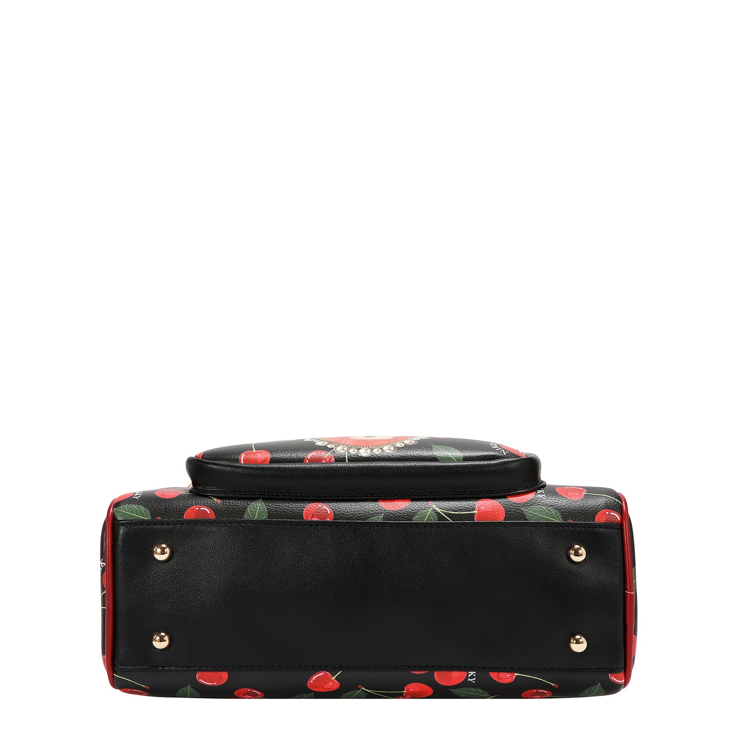 CHERRY LIPS 3 PIECE SET (SATCHEL, CROSSBODY, WALLET) - NK13160 CHERRY LIPS BLACK