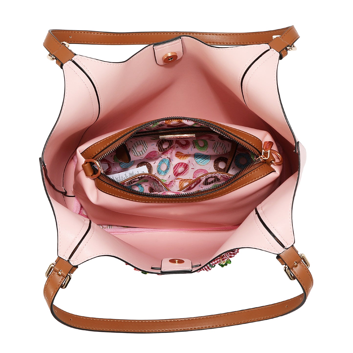 PLAYFUL CHARM SHOPPER BAG - NK13171 BLUE / PINK / WHITE / LAVENDER