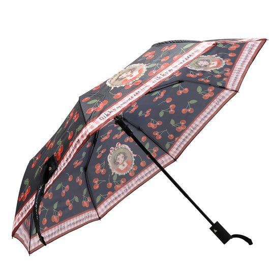 NIKKY TRAVEL UMBRELLA - NK20302 CHERRY LIPS BLACK / SWEET GIRL / EIFFEL DREAMS  /  FAIRY TALE