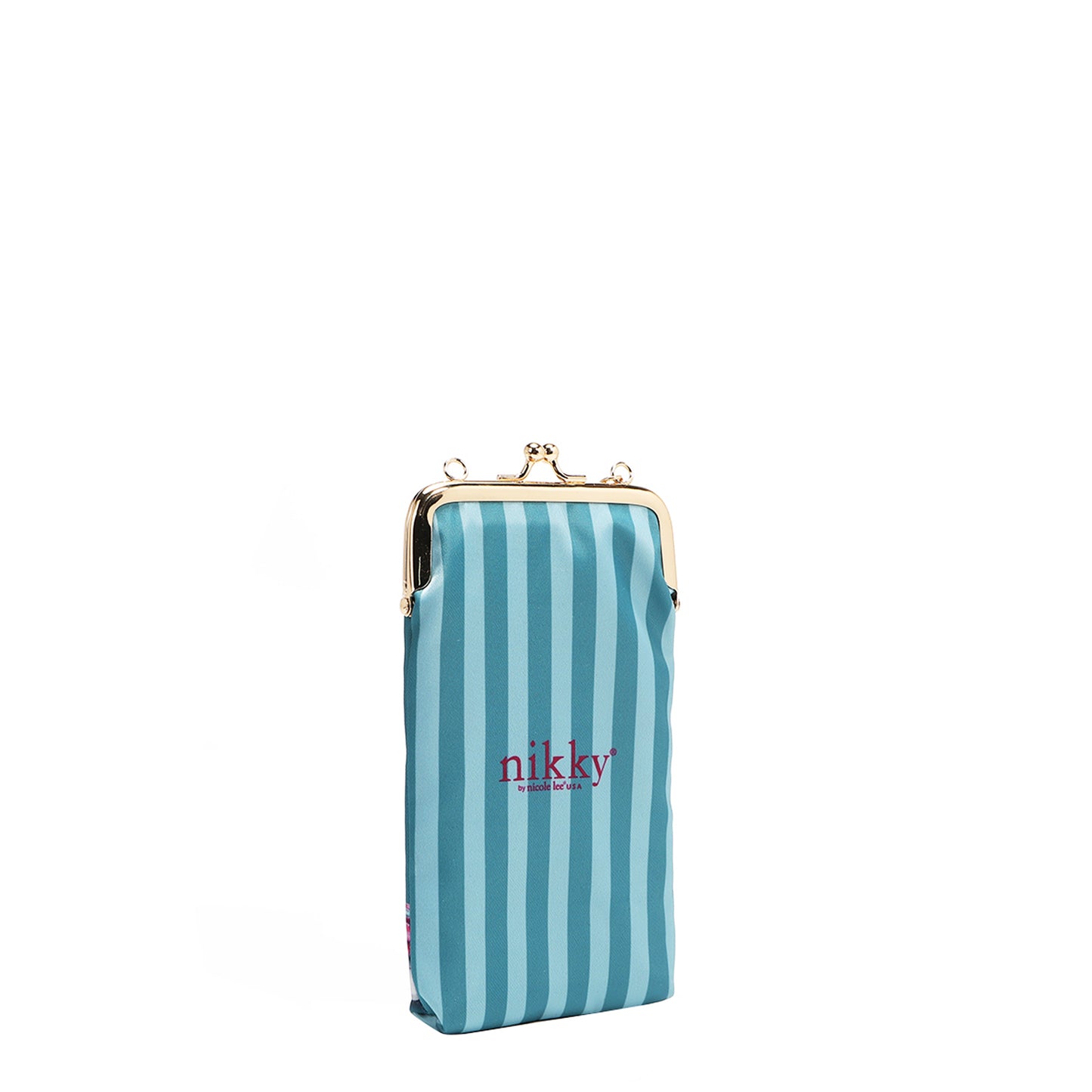 NIKKY KISSLOCK PHONE AND SUNGLASS PURSE - NK20340 ESSENCE OF YOU / EIFFEL DREAMS /  MEANT TO LOVE YOU /  FAIRY TALE /  NOSTALGIA /  I LIVE TO TRAVEL /  TRIO /  BEST BUDDIES /  URBAN COFFEE DREAM /  FLOWER DAY