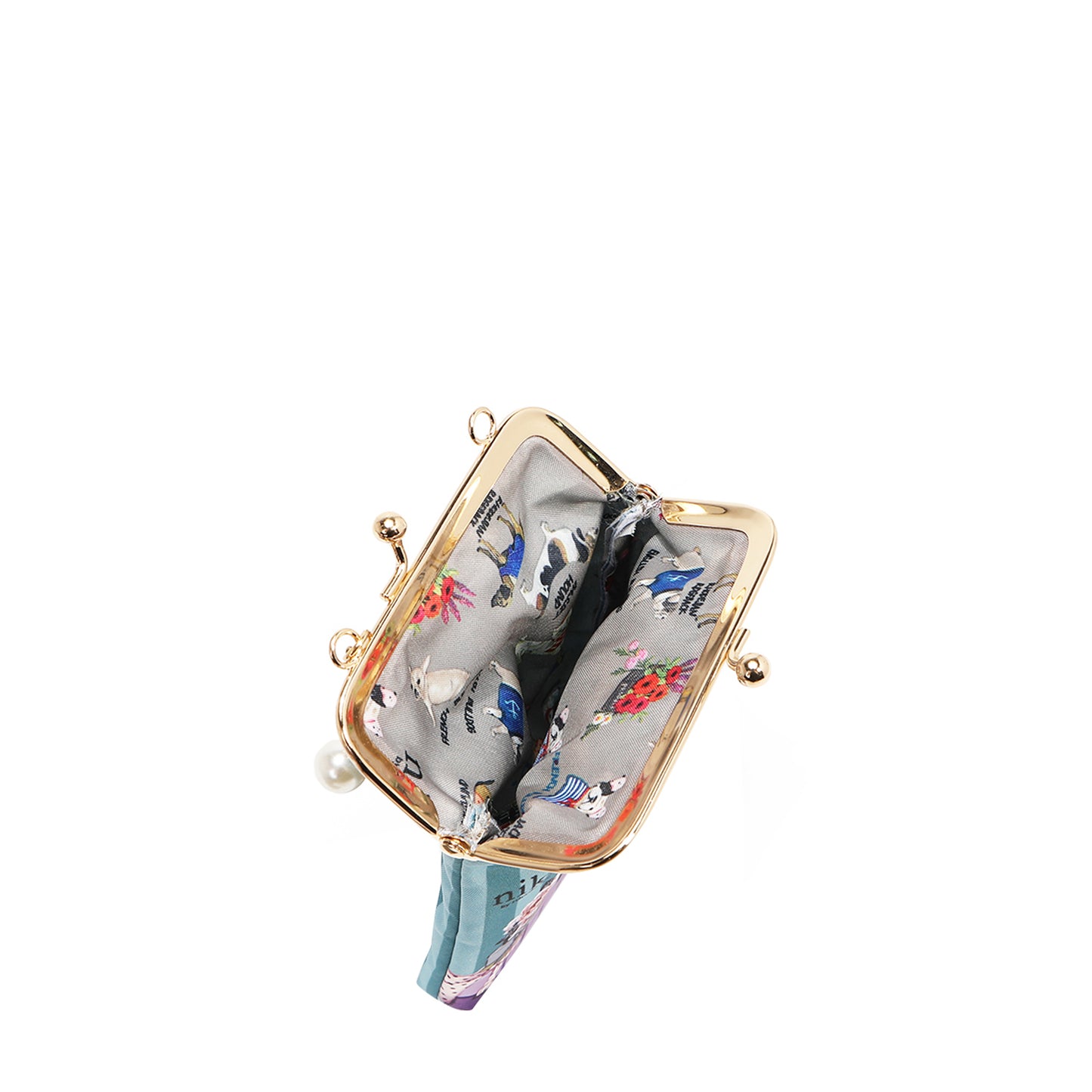 NIKKY KISSLOCK PHONE AND SUNGLASS PURSE - NK20340 ESSENCE OF YOU / EIFFEL DREAMS /  MEANT TO LOVE YOU /  FAIRY TALE /  NOSTALGIA /  I LIVE TO TRAVEL /  TRIO /  BEST BUDDIES /  URBAN COFFEE DREAM /  FLOWER DAY