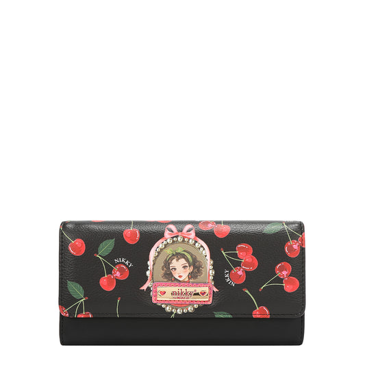 NIKKY TRIFOLD WALLET V.2 - NK20375 CHERRY LIPS BLACK /SWEET GIRL / ESSENCE OF YOU / MEANT TO LOVE YOU / FAIRY TALE / NOSTALGIA