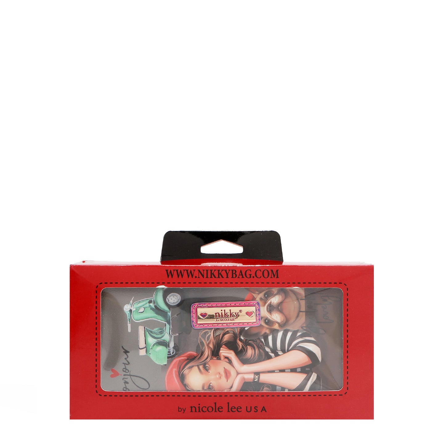 NIKKY DOUBLE ZIPPER WALLET V.2 - NK20376 ESSENCE OF YOU / EIFFEL DREAMS / MEANT TO LOVEYOU /  FAIRY TALE /  NOSTALGIA