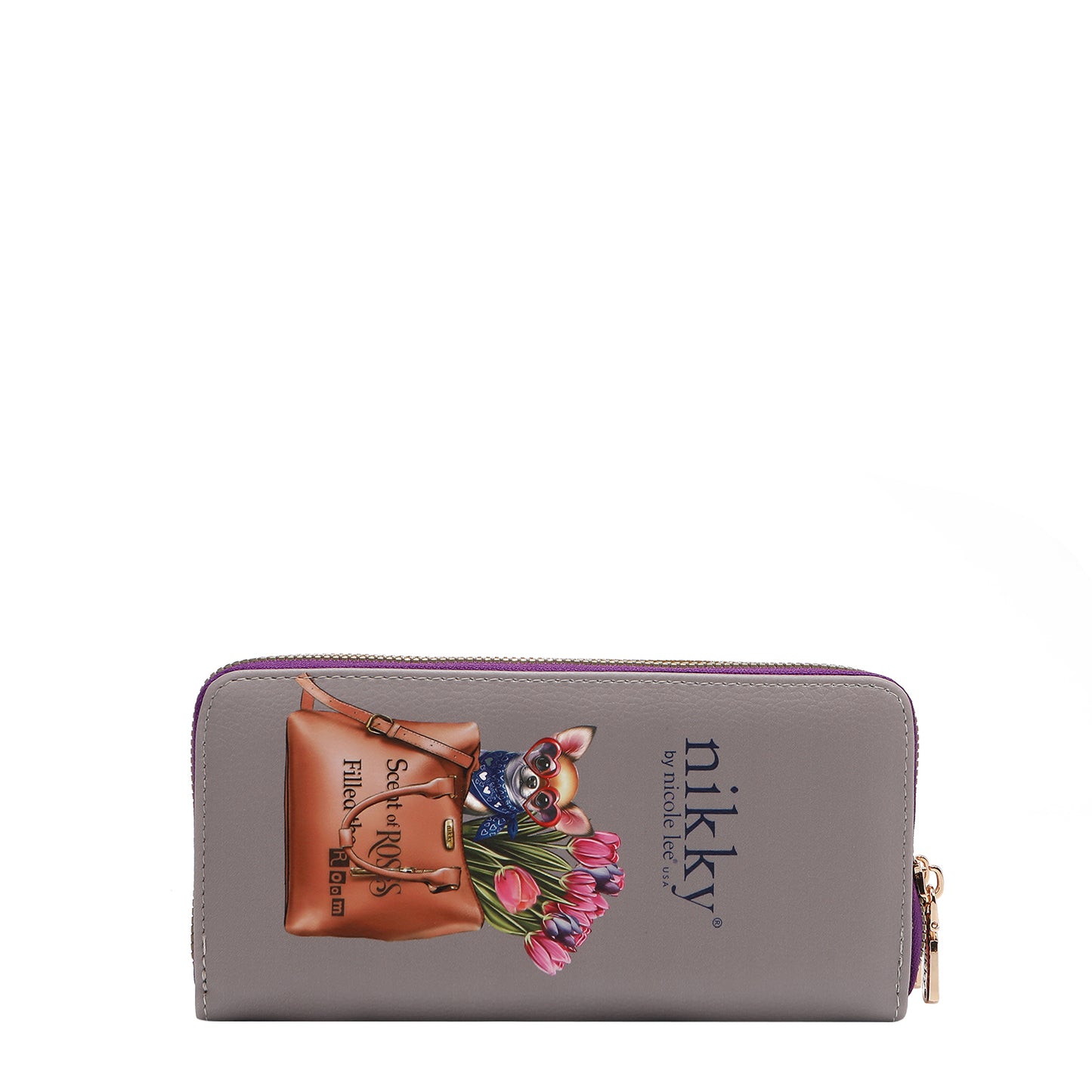 NIKKY DOUBLE ZIPPER WALLET V.2 - NK20376 ESSENCE OF YOU / EIFFEL DREAMS / MEANT TO LOVEYOU /  FAIRY TALE /  NOSTALGIA