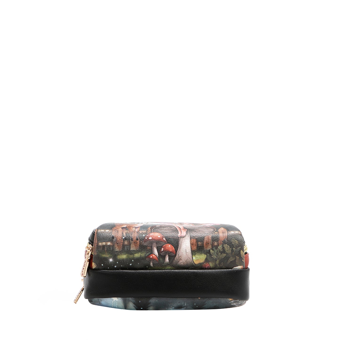 MINI BOSTON DOUBLE ZIP CROSSBODY - NK22535 ESSENCE OF YOU / EIFFEL DREAMS / MEANT TO LOVE YOU /  FAIRY TALE /  NOSTALGIA / i LIVE TO TRAVEL /  URBAN COFFEE DREAM