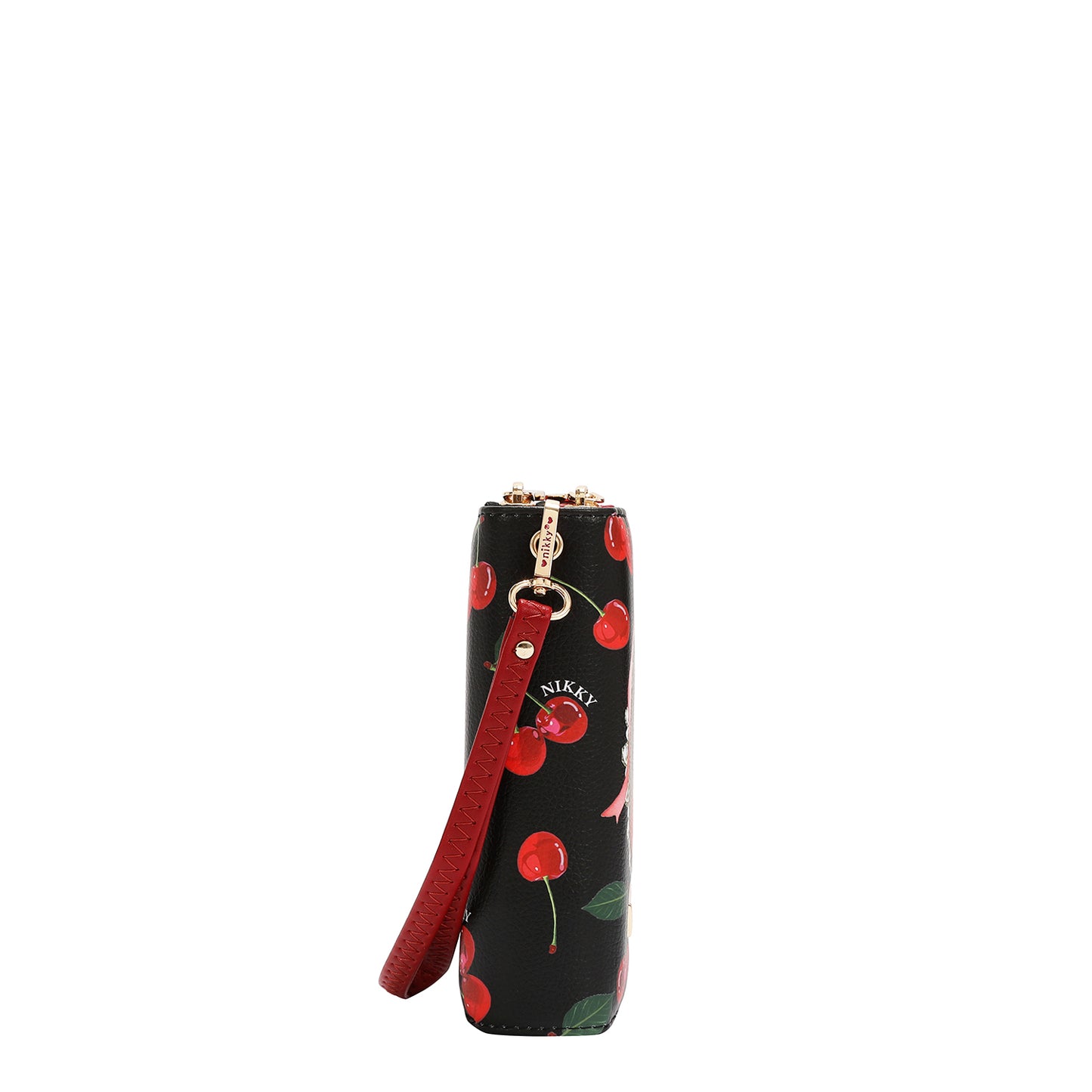 NIKKY MEDIUM DOUBLE ZIPPER WALLET - NK24003 CHERRY LIPS BLACK / SWEET GIRL / ESSENCE OF YOU / EIFFEL DREMAS / MEANT TO LOVE YOU / FAIRY TALE /  NOSTAGIA /