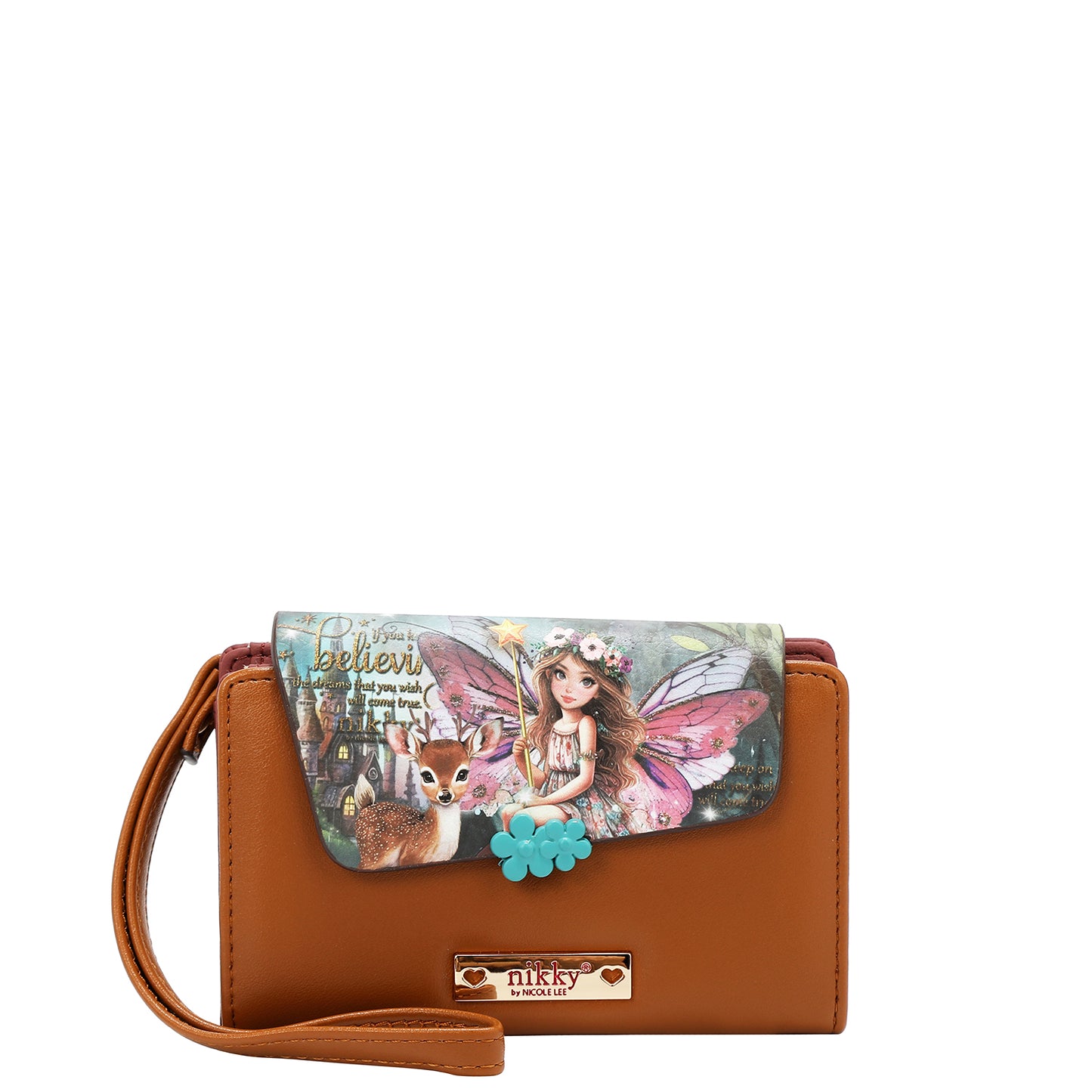 NIKKY SMALL BIFOLD WALLET - NK24005 CHERRY LIPS BLACK / SWEET GIRL / ESSENCE OF YOU / EIFFEL DREMAS / MEANT TO LOVE YOU / FAIRY TALE / NOSTALGIA