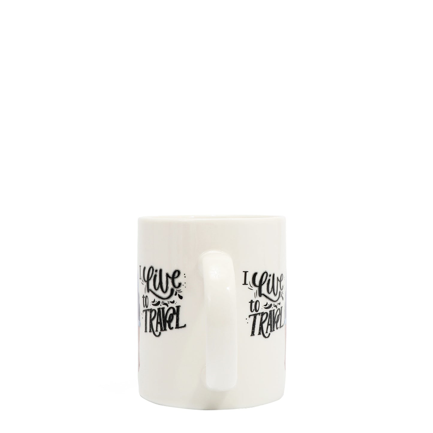 NIKKY CERAMIC MUG WITH BUNNY KEYCHAIN - NK24008 FLOWER DAY / I LIVE TO TRAVEL /  TRIO /  URBAN COFFEE DREAM /  BEST BUDDIES