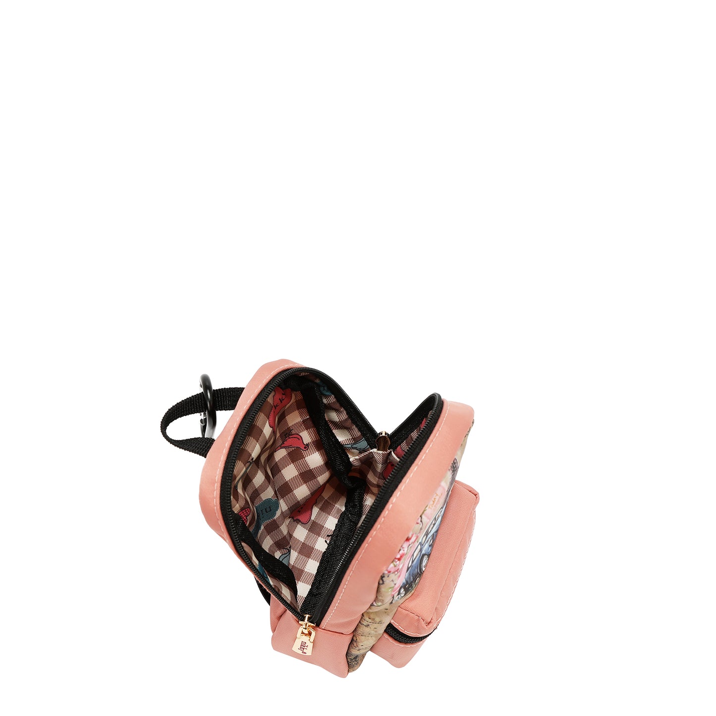 MINI BACKPACK COIN POUCH -  NK25005 CHERRY LIPS BLACK / SWEET GIRL / ESSENCE OFYOU / EIFFEL DREAMS / MEANT TO LOVE YOU / FAIRY TALE
