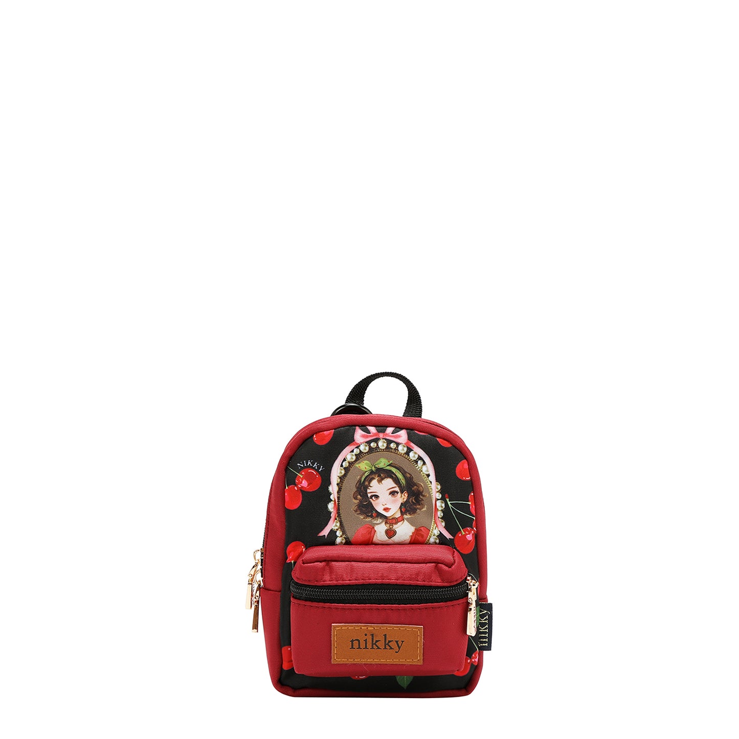 MINI BACKPACK COIN POUCH -  NK25005 CHERRY LIPS BLACK / SWEET GIRL / ESSENCE OFYOU / EIFFEL DREAMS / MEANT TO LOVE YOU / FAIRY TALE