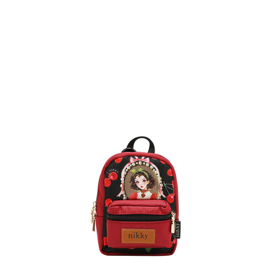 MINI BACKPACK COIN POUCH -  NK25005 CHERRY LIPS BLACK / SWEET GIRL / ESSENCE OFYOU / EIFFEL DREAMS / MEANT TO LOVE YOU / FAIRY TALE