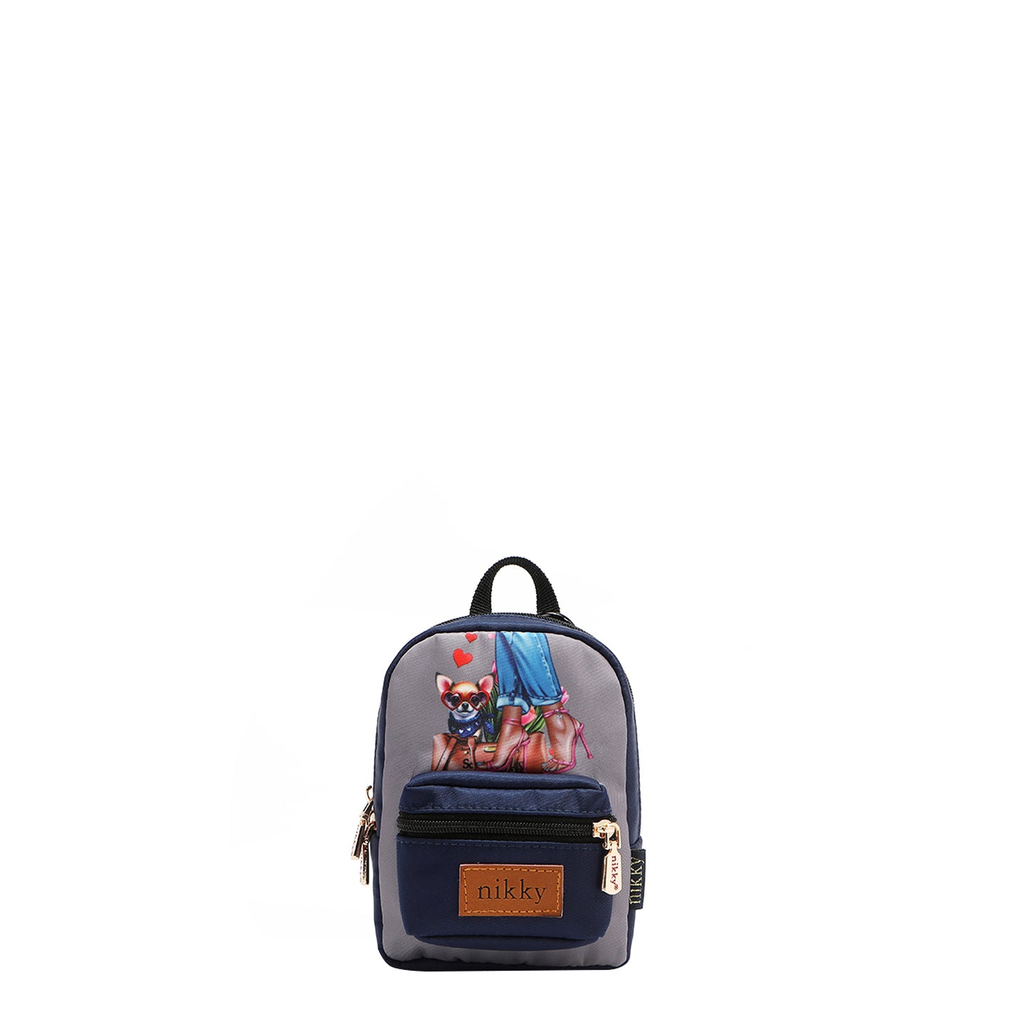 MINI BACKPACK COIN POUCH -  NK25005 CHERRY LIPS BLACK / SWEET GIRL / ESSENCE OFYOU / EIFFEL DREAMS / MEANT TO LOVE YOU / FAIRY TALE