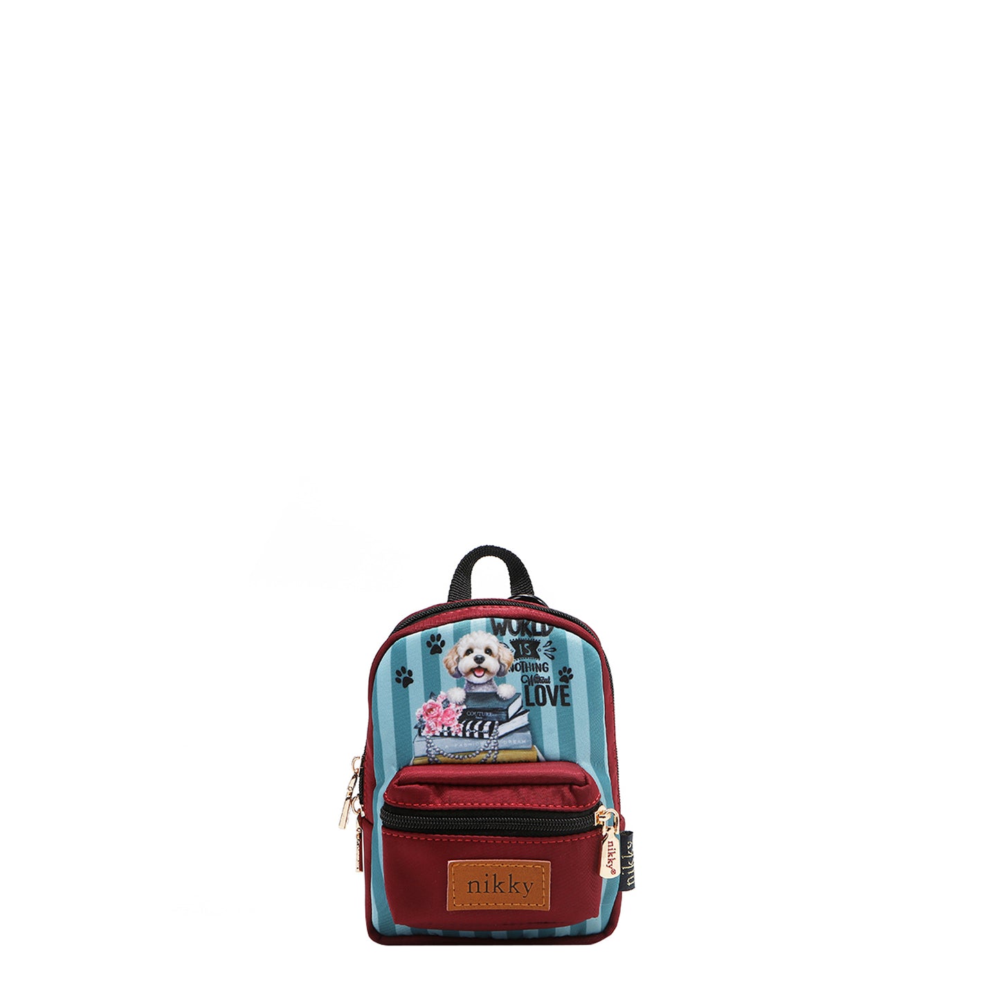 MINI BACKPACK COIN POUCH -  NK25005 CHERRY LIPS BLACK / SWEET GIRL / ESSENCE OFYOU / EIFFEL DREAMS / MEANT TO LOVE YOU / FAIRY TALE