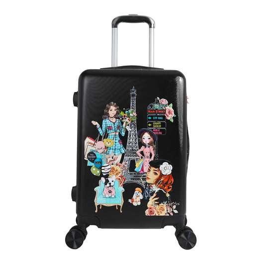 NIKKY HARDCASE 21" LUGGAGE - NKLG1520  NIKKYY WORLD /DREAMER /  STEP BY STEP /ONE HAPPY FAMILY / NIKKY GOES SHOPPING /CIEGA POR TI / NIKKY MAKES FRIENDS / EMILY GOES PARIS / PARTY KING /