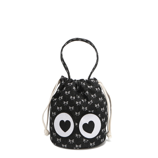 EYE LOVE YOU BAG -  NN1009 BLUE / BLACK