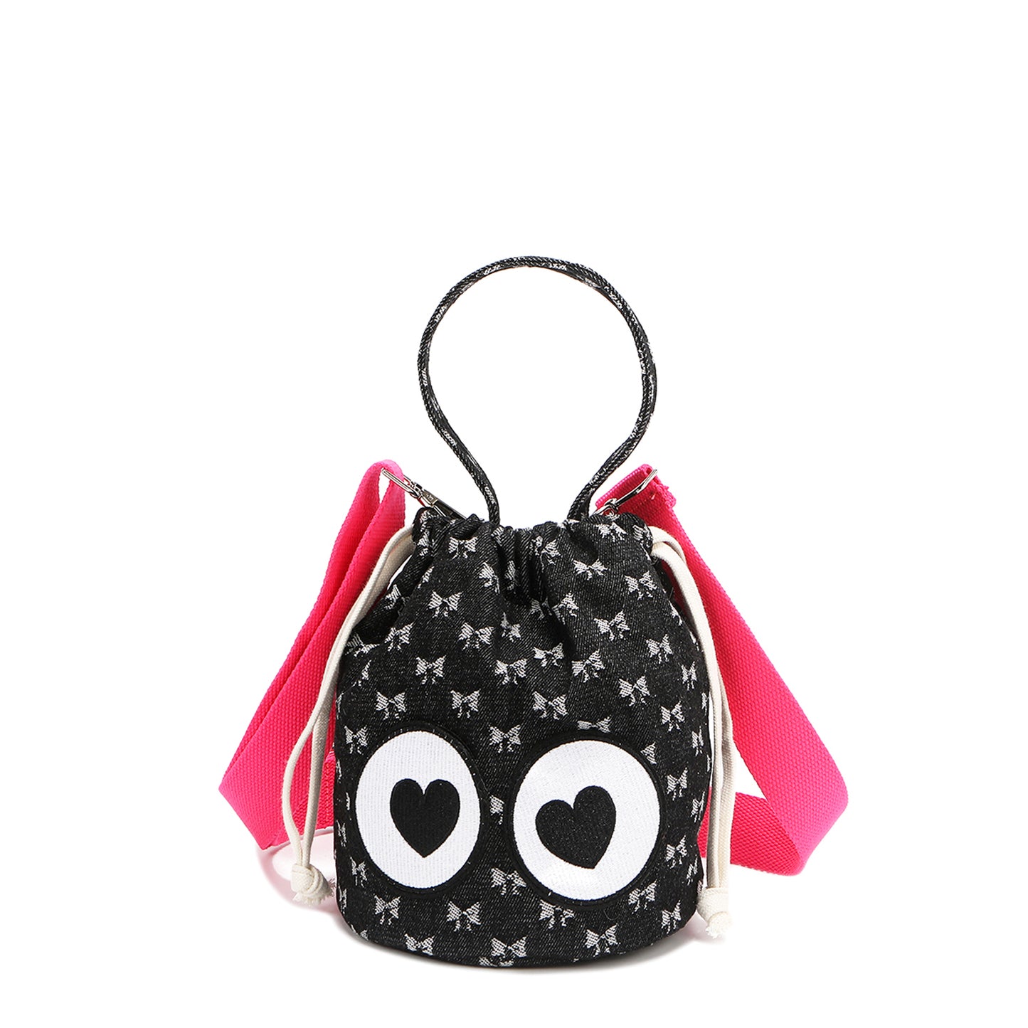 EYE LOVE YOU BAG -  NN1009 BLUE / BLACK