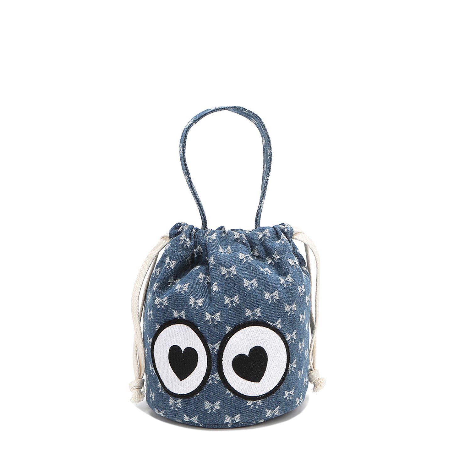 EYE LOVE YOU BAG -  NN1009 BLUE / BLACK
