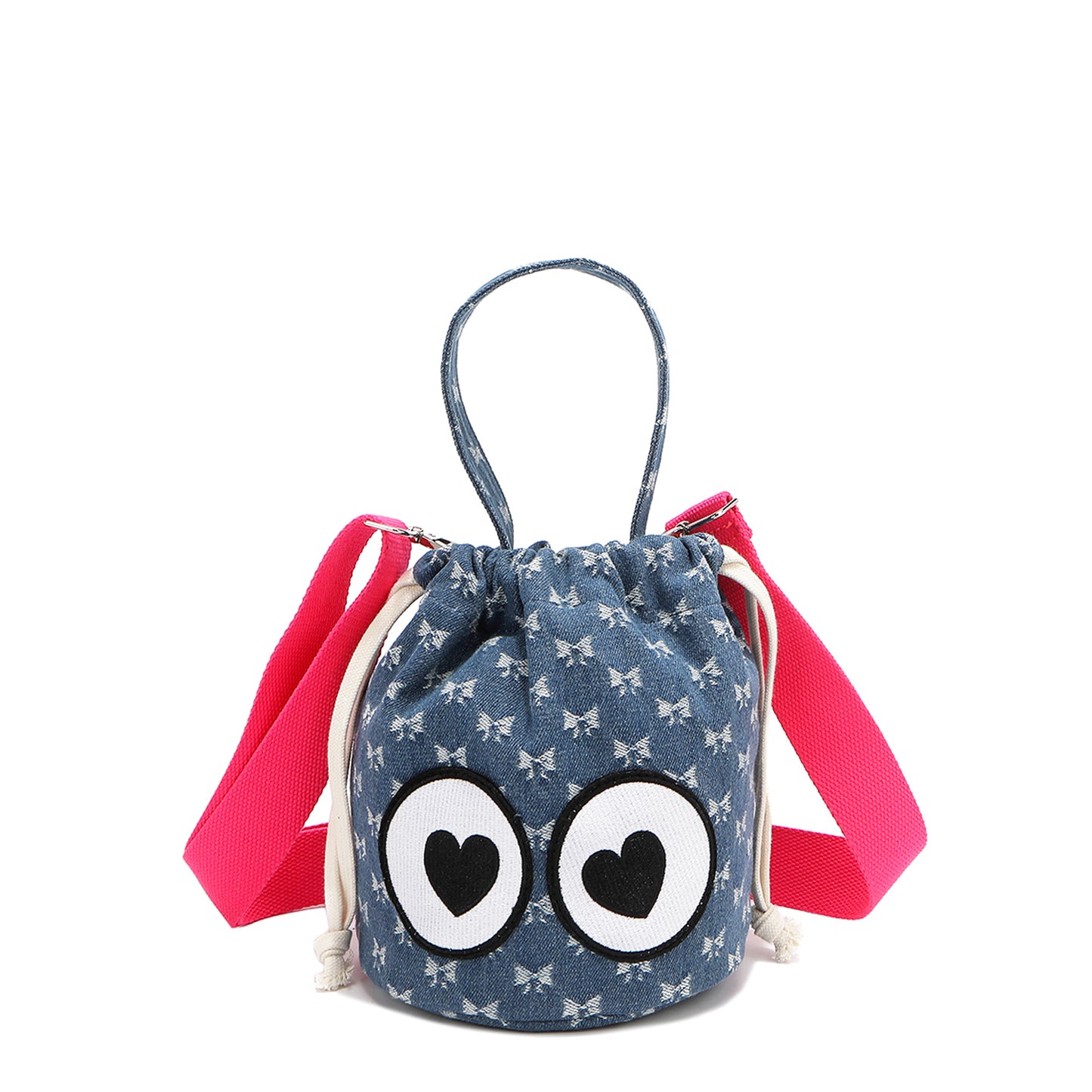 EYE LOVE YOU BAG -  NN1009 BLUE / BLACK